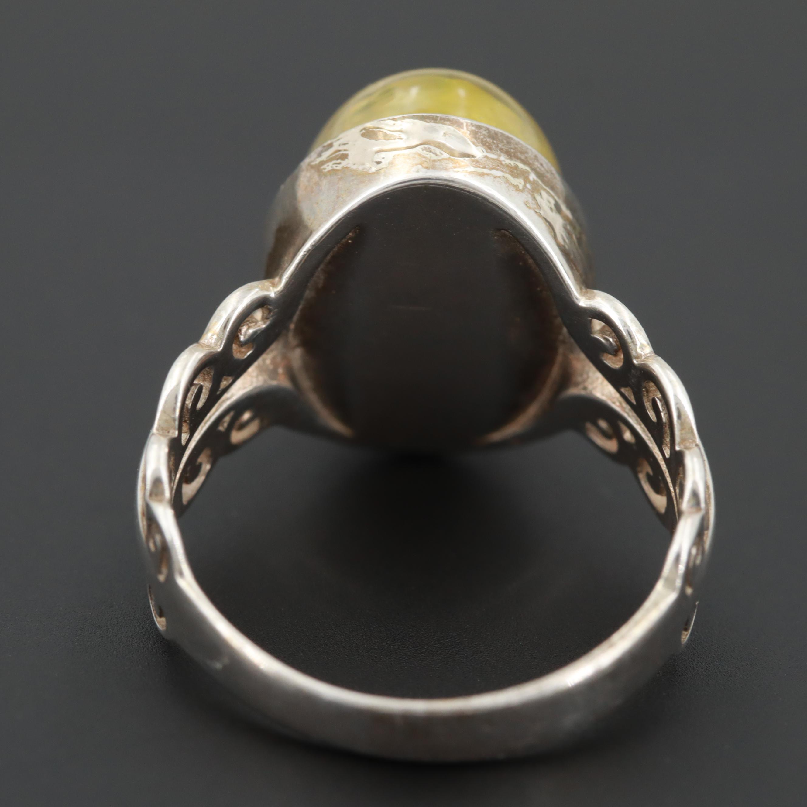 Sterling Silver Diamond in Oil