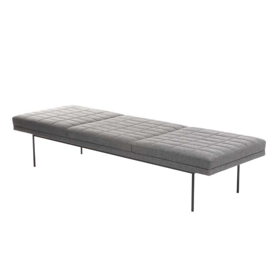 Contemporary Upholstered Tuxedo Bench by BassamFellows for Geiger International