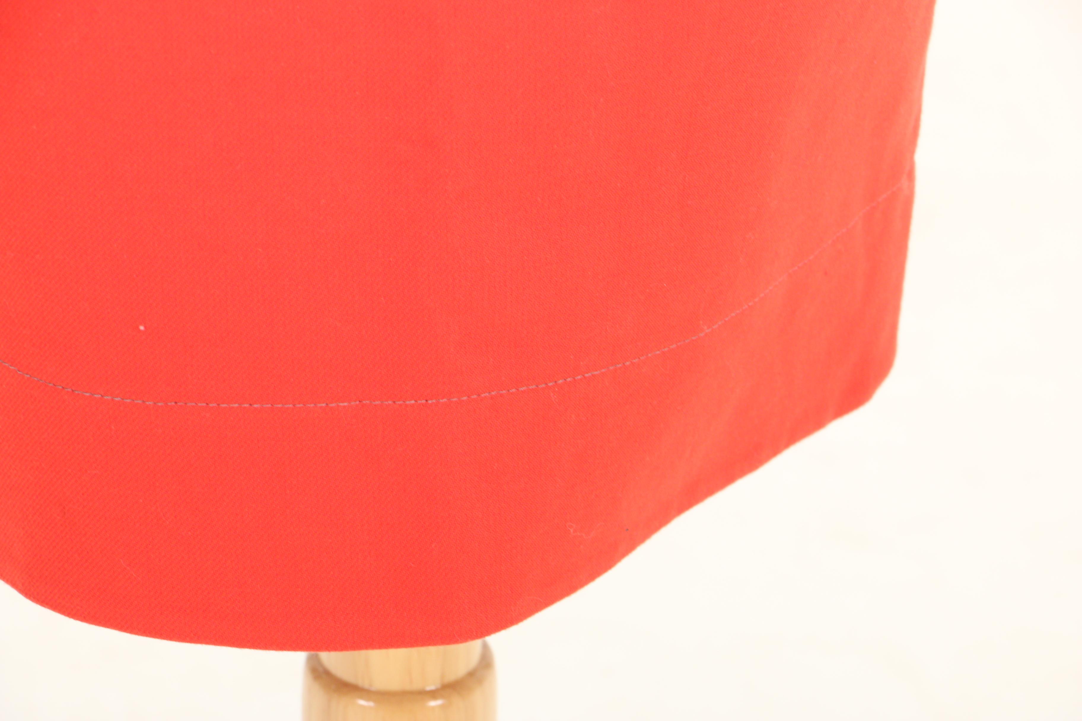 Prada Red Pencil Skirt and Leonard Paris Floral Print Knit Shirt