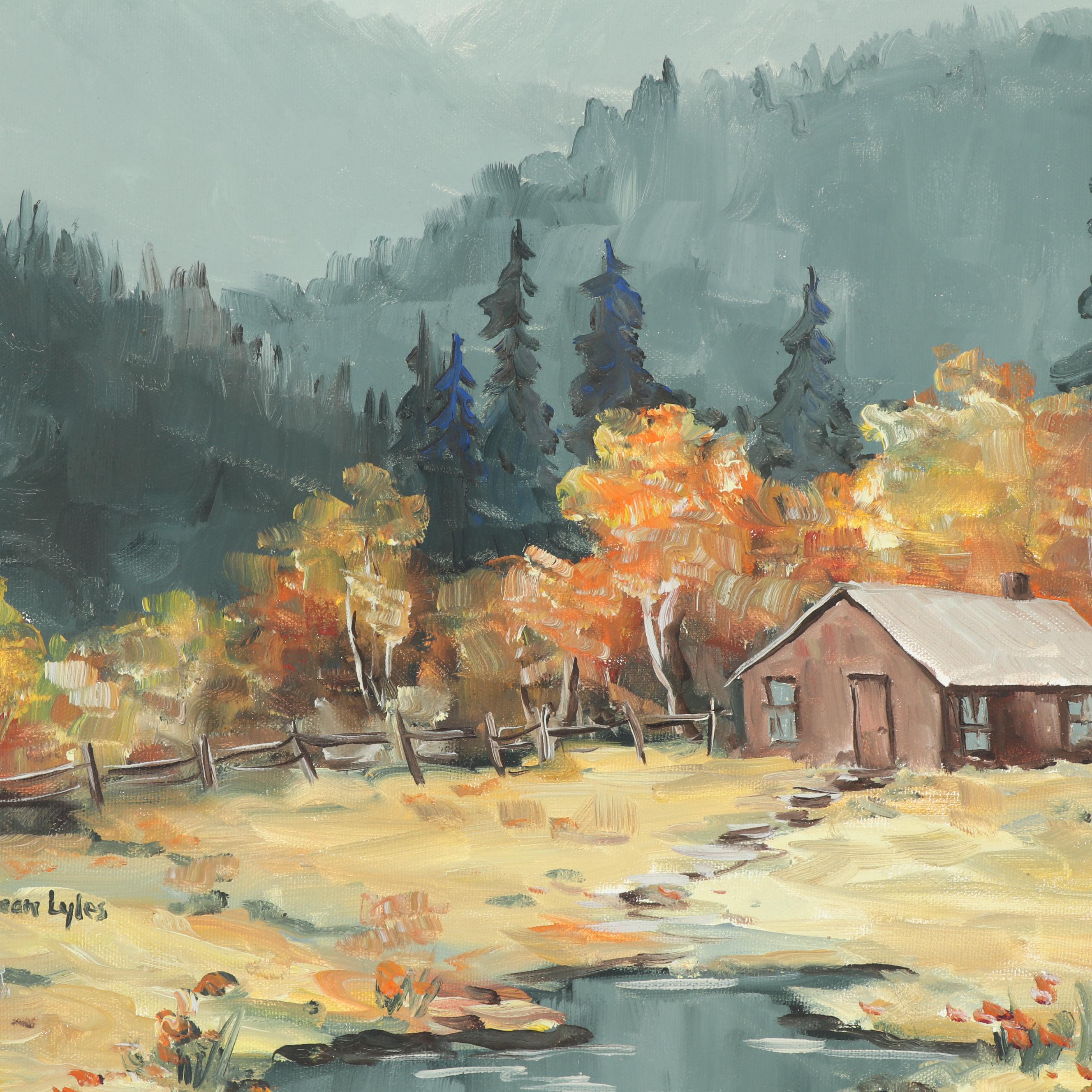 Jean Lyles Landscape Oil Painting