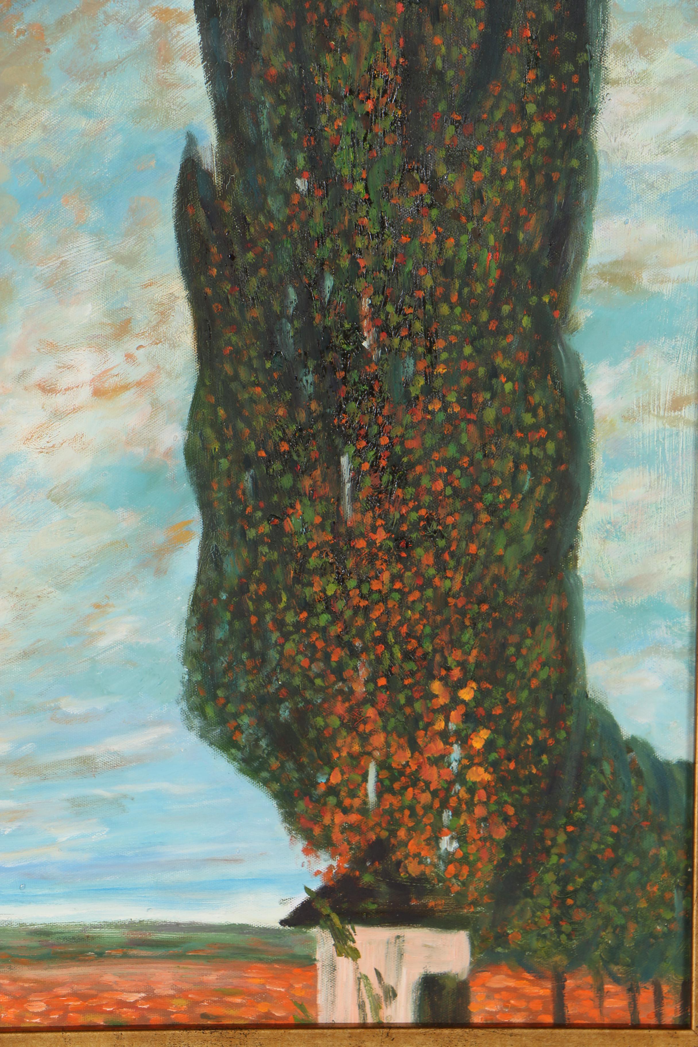 Copy Oil Painting after Gustav Klimt "High Poplar"