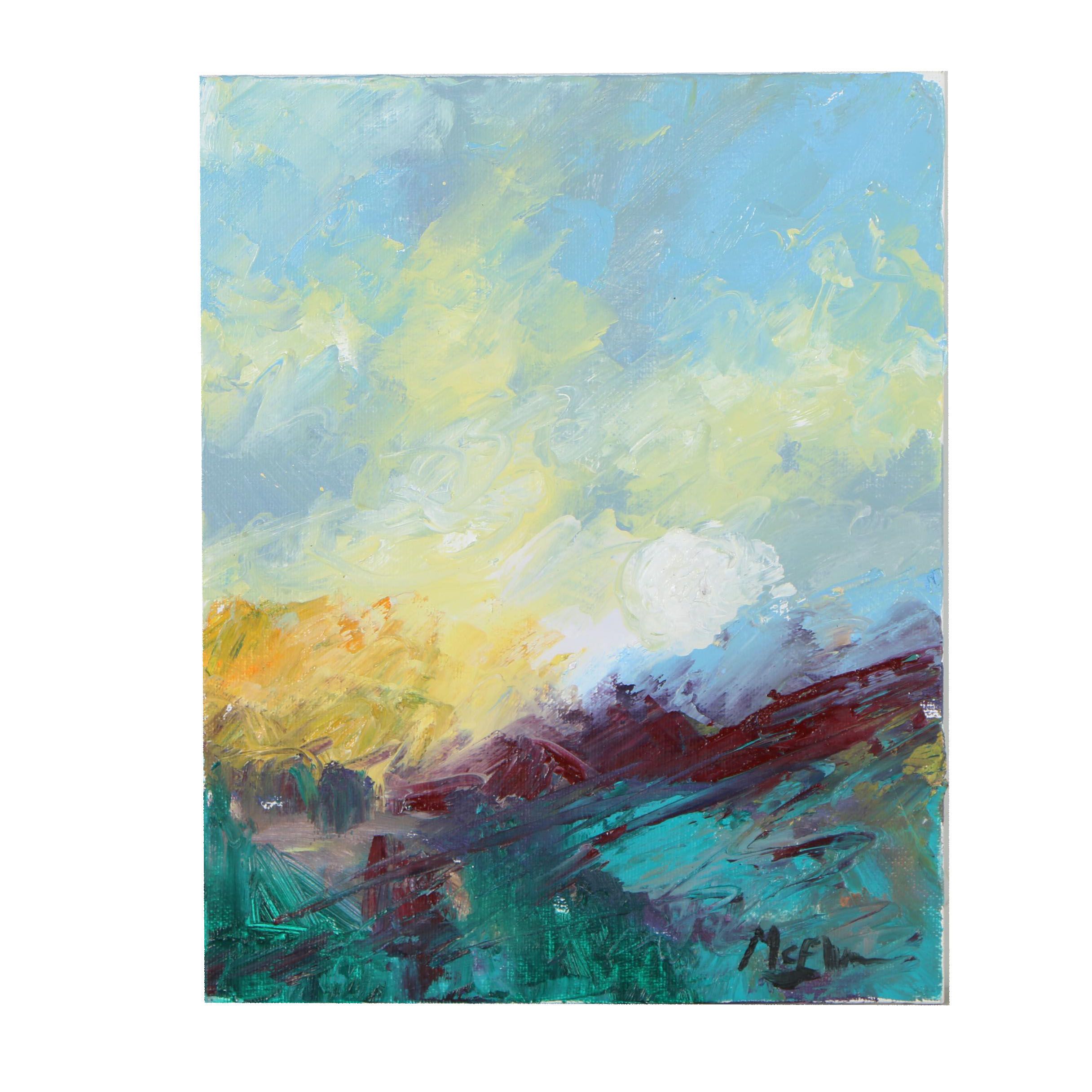 Claire McElveen Oil Painting "Hillside Dawn"