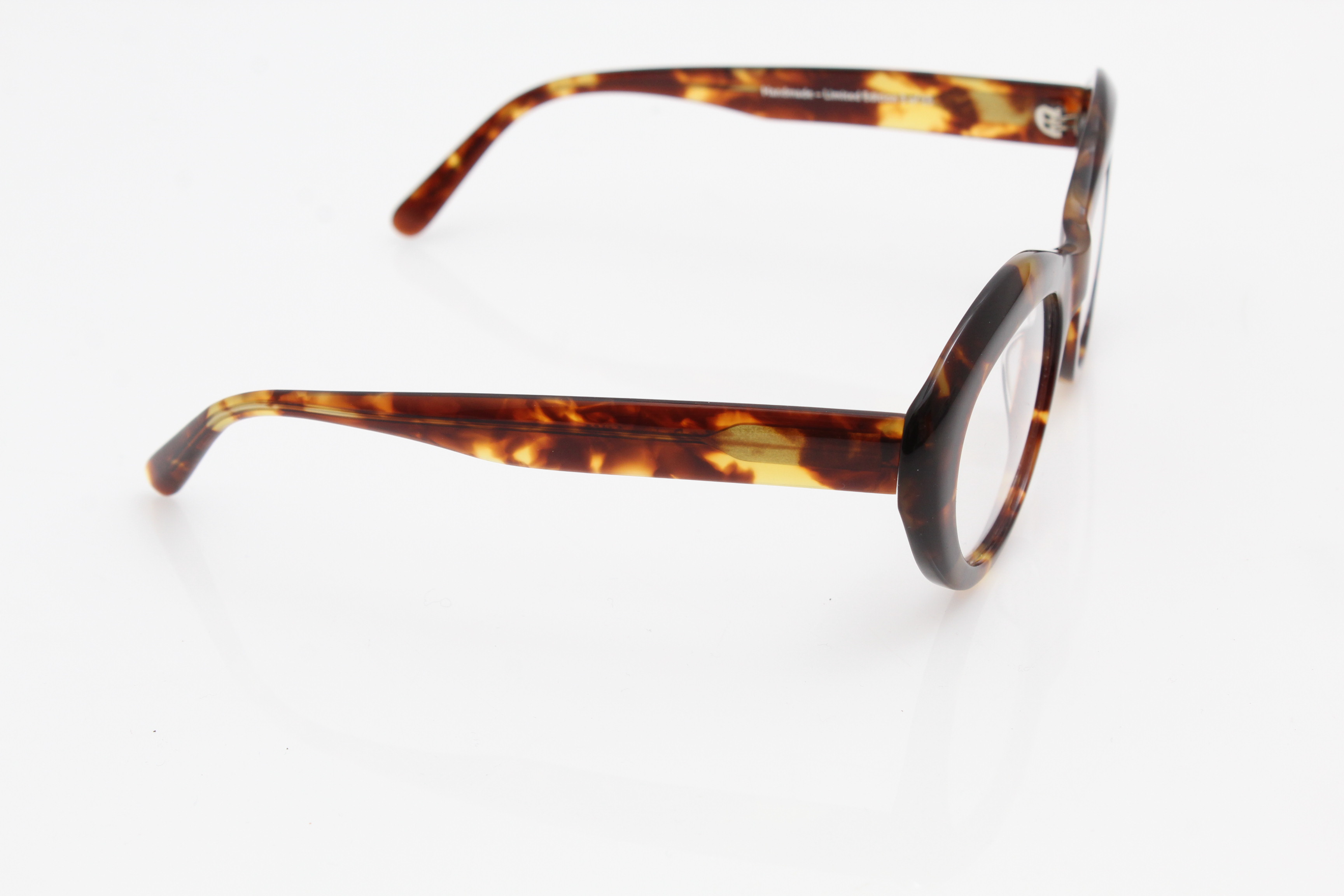 Tom Davies Handmade Limited Edition 24155 Tortoise Shell Style Eyeglass Frames