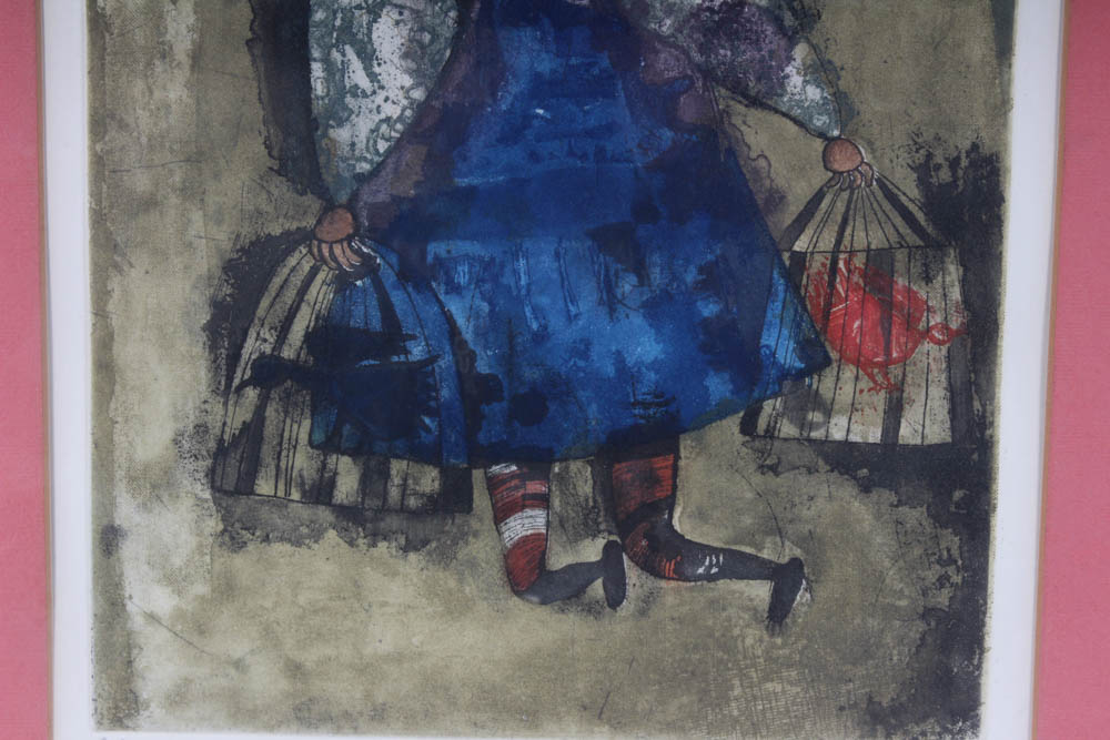 Graciela Rodo Boulanger Artist Proof Etching