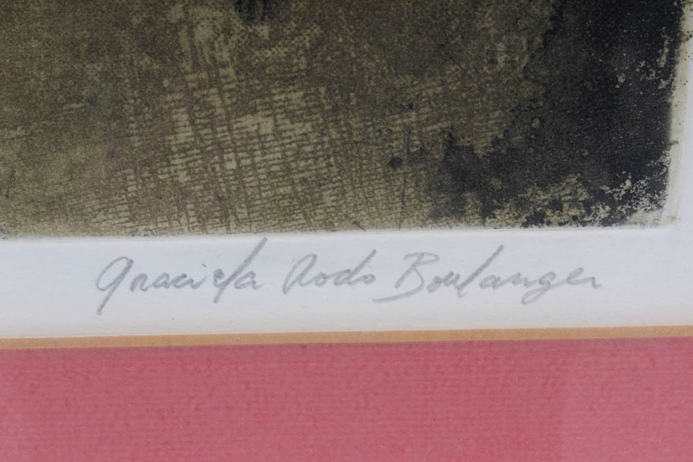 Graciela Rodo Boulanger Artist Proof Etching
