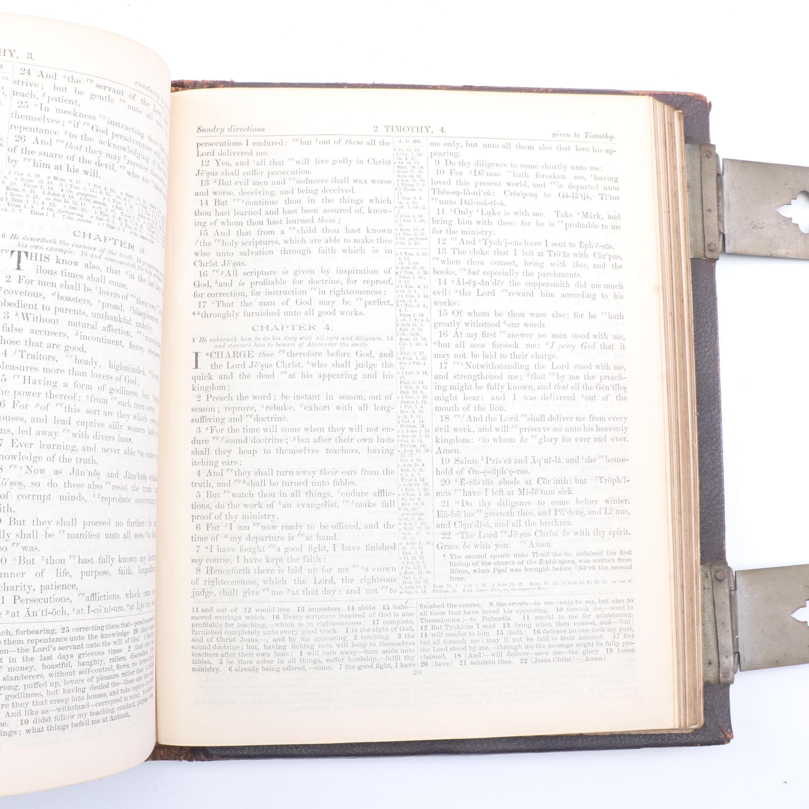 Antique Pictorial Family Bible, 19th Century