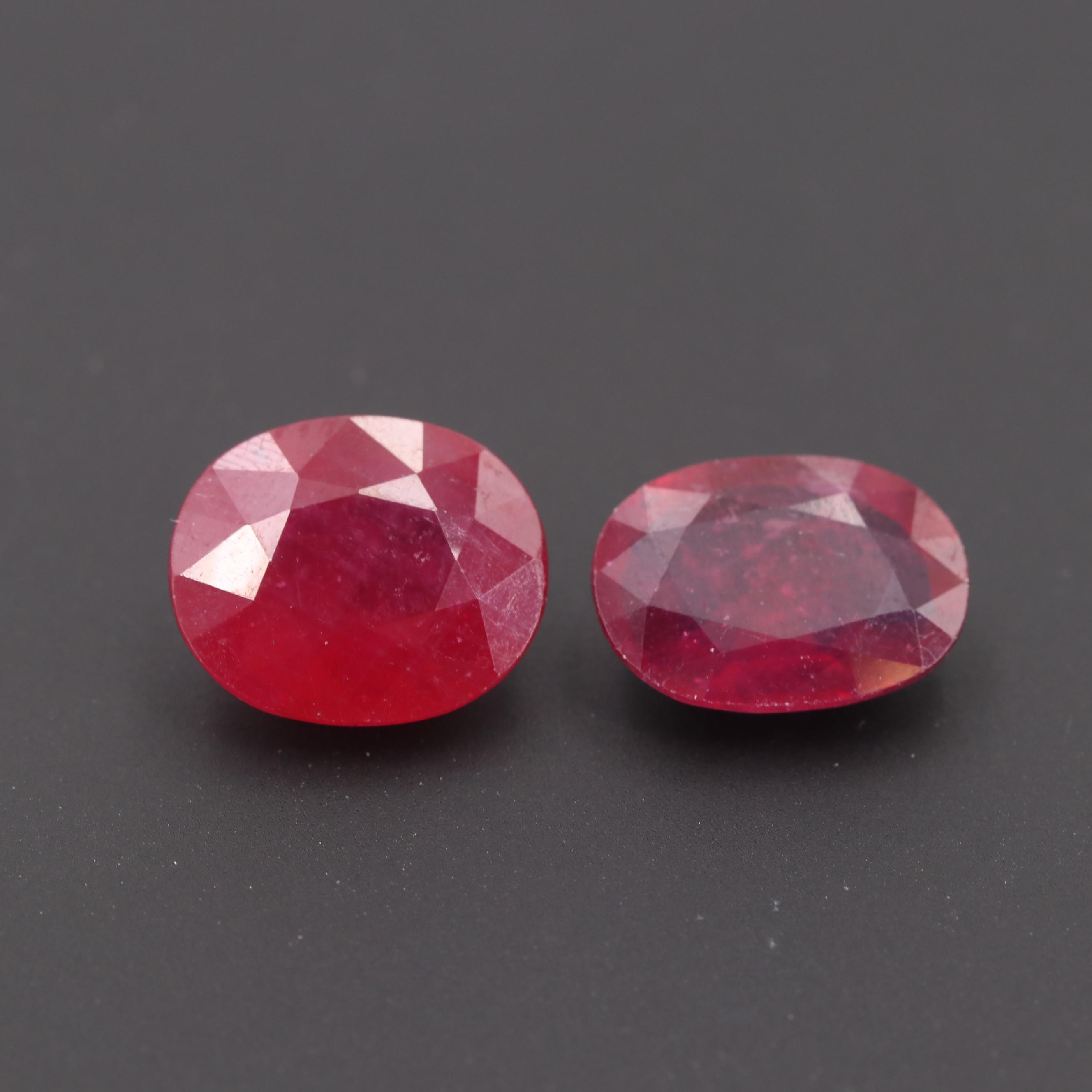 Loose 32.18 CTW Glass Filled Corundum