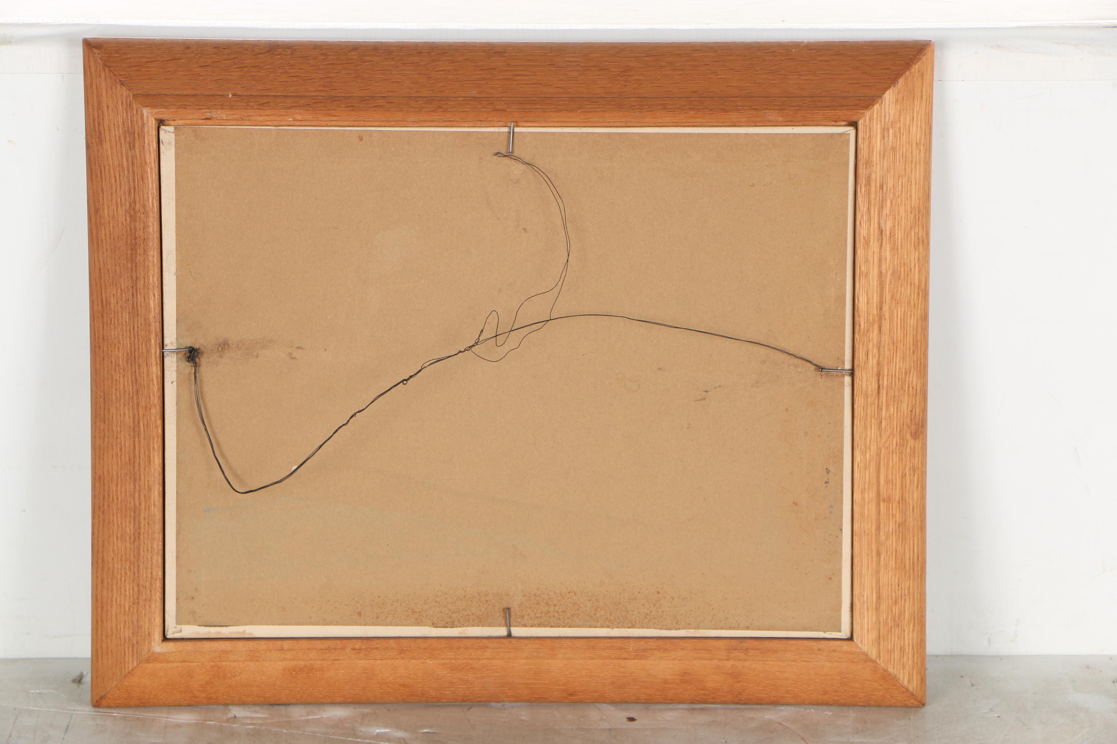 J. Sovjani Still Life Oil Painting, 1963