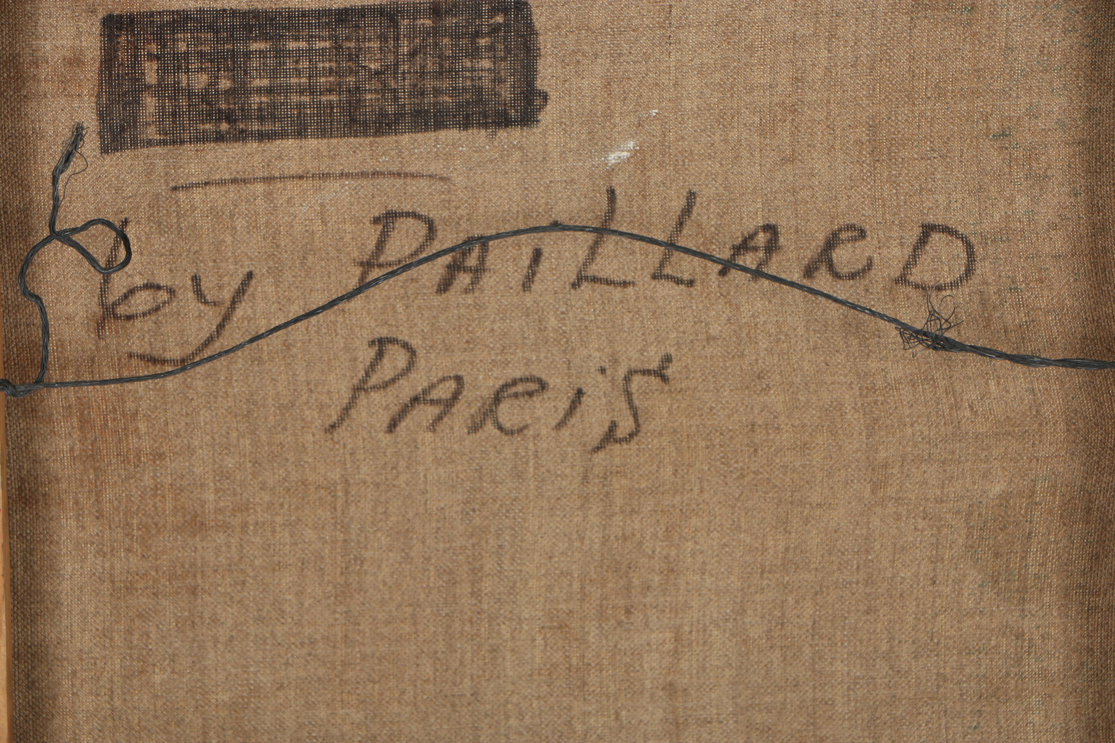 Jean-Claude Paillard Still Life Oil Painting, 1962