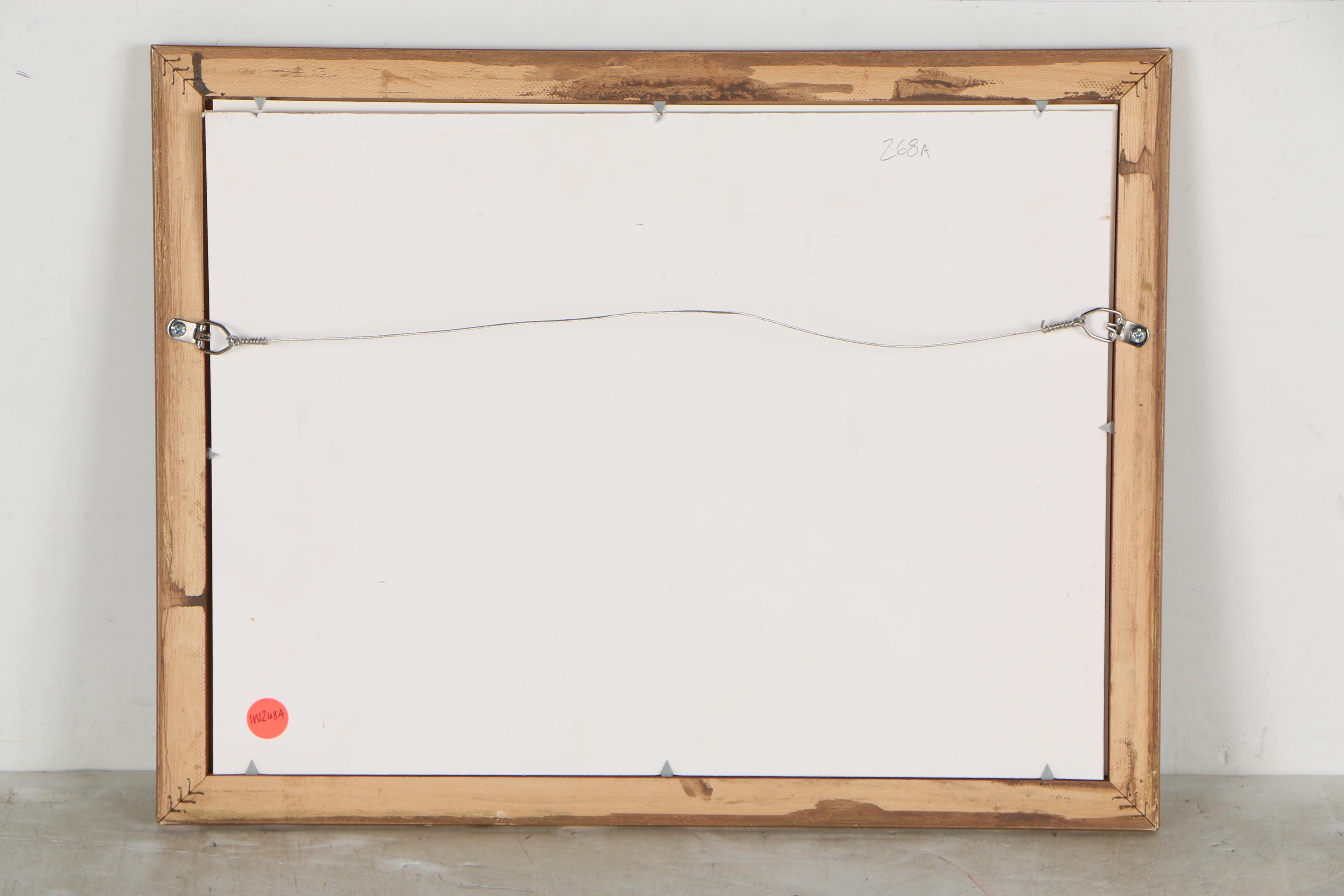 Hand-Colored Lithograph on Paper "Barbel"