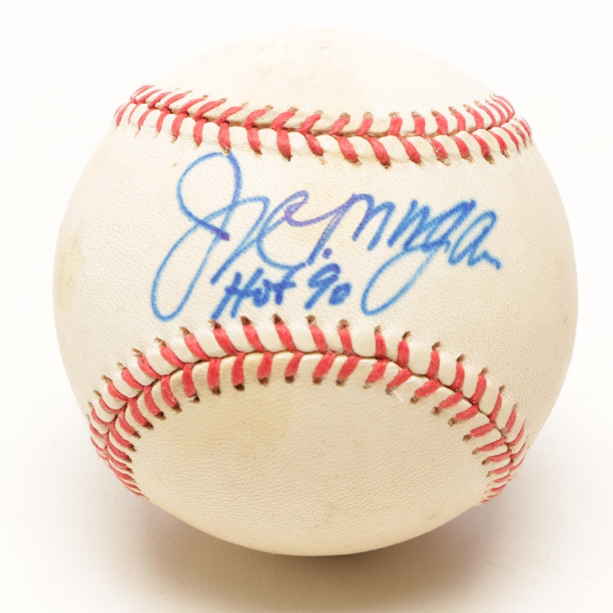 Joe Morgan Signed National League Baseball