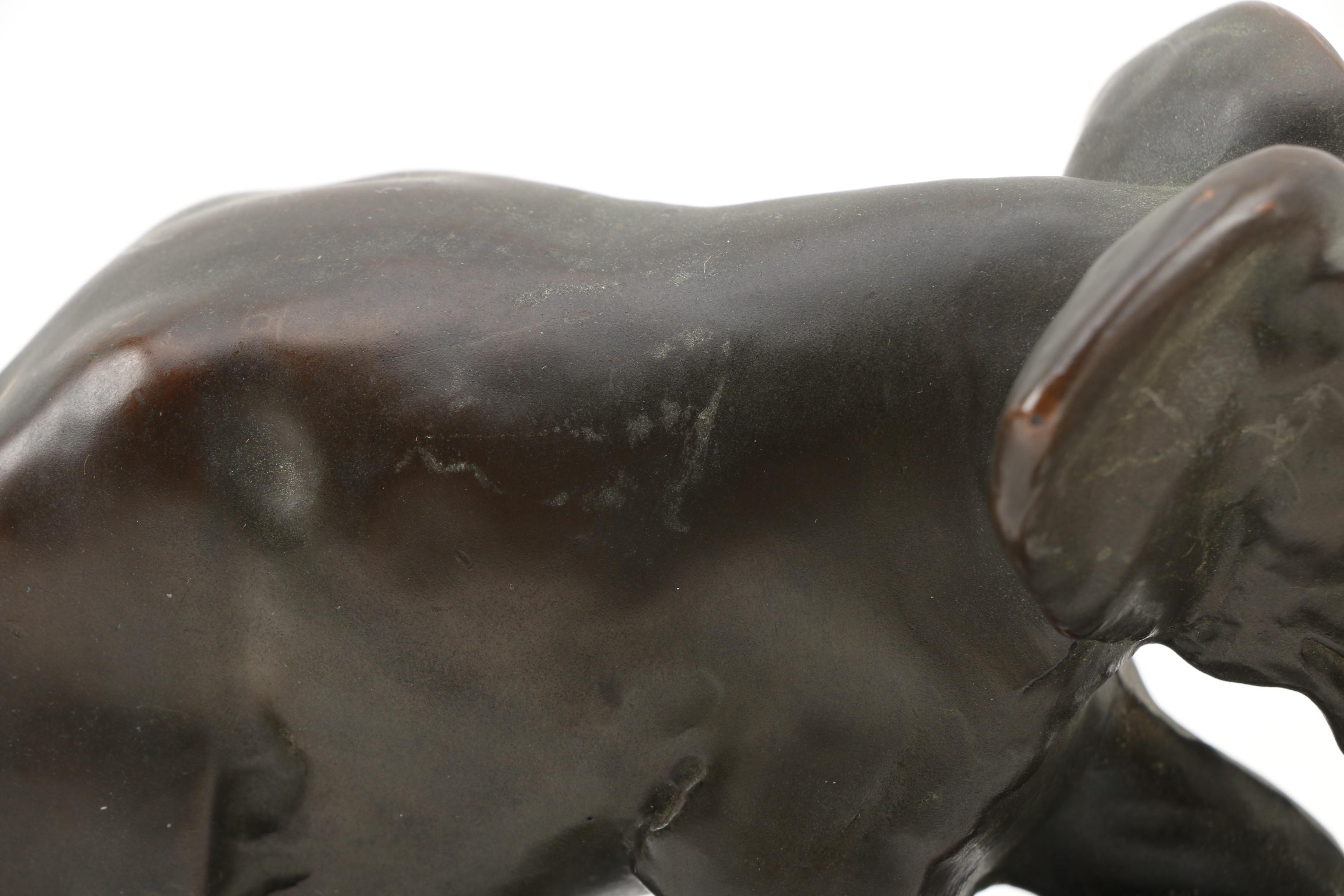 Bronze Finished Elephant Bookends