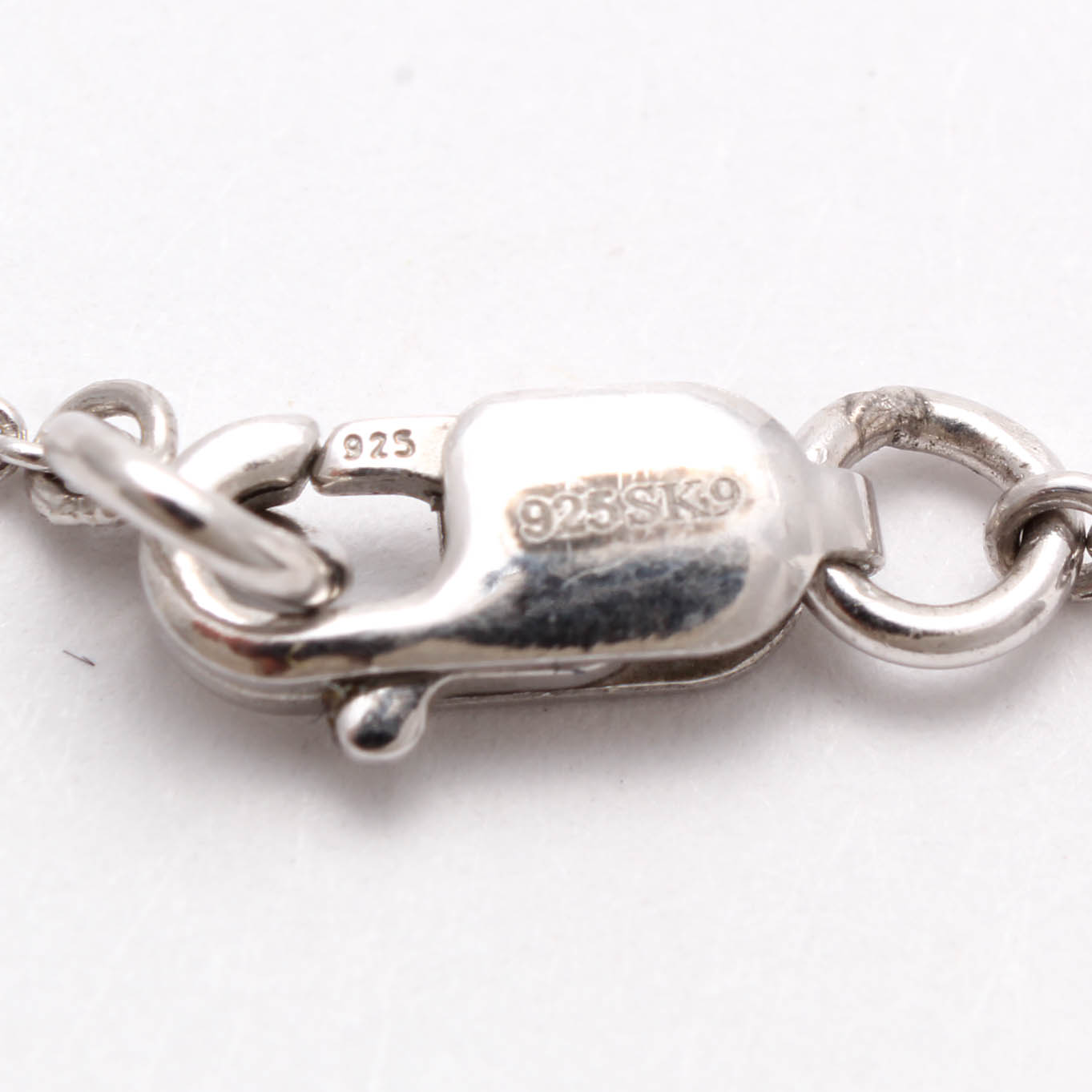 Sterling Silver Diamond Captive Pendant Necklace