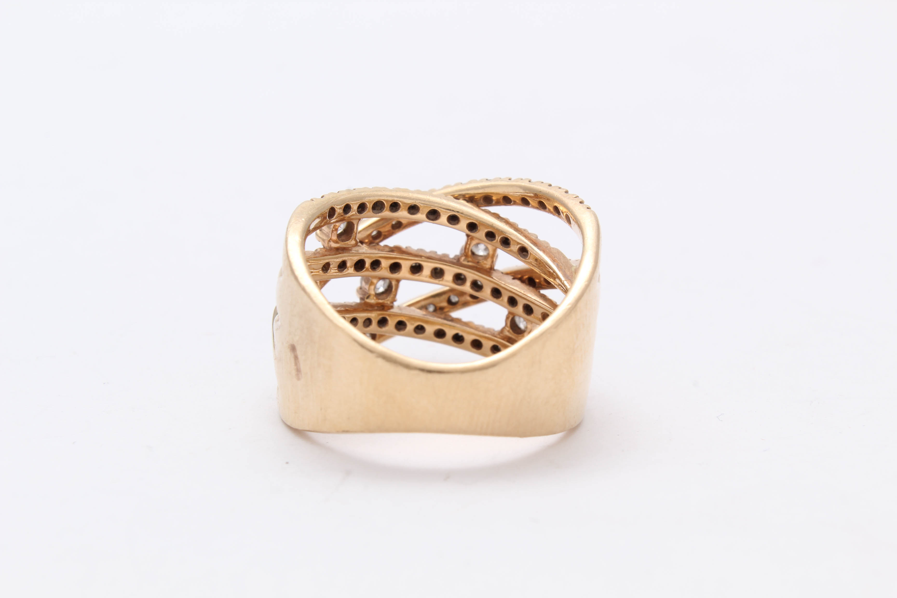 14K Yellow Gold Diamond Ring