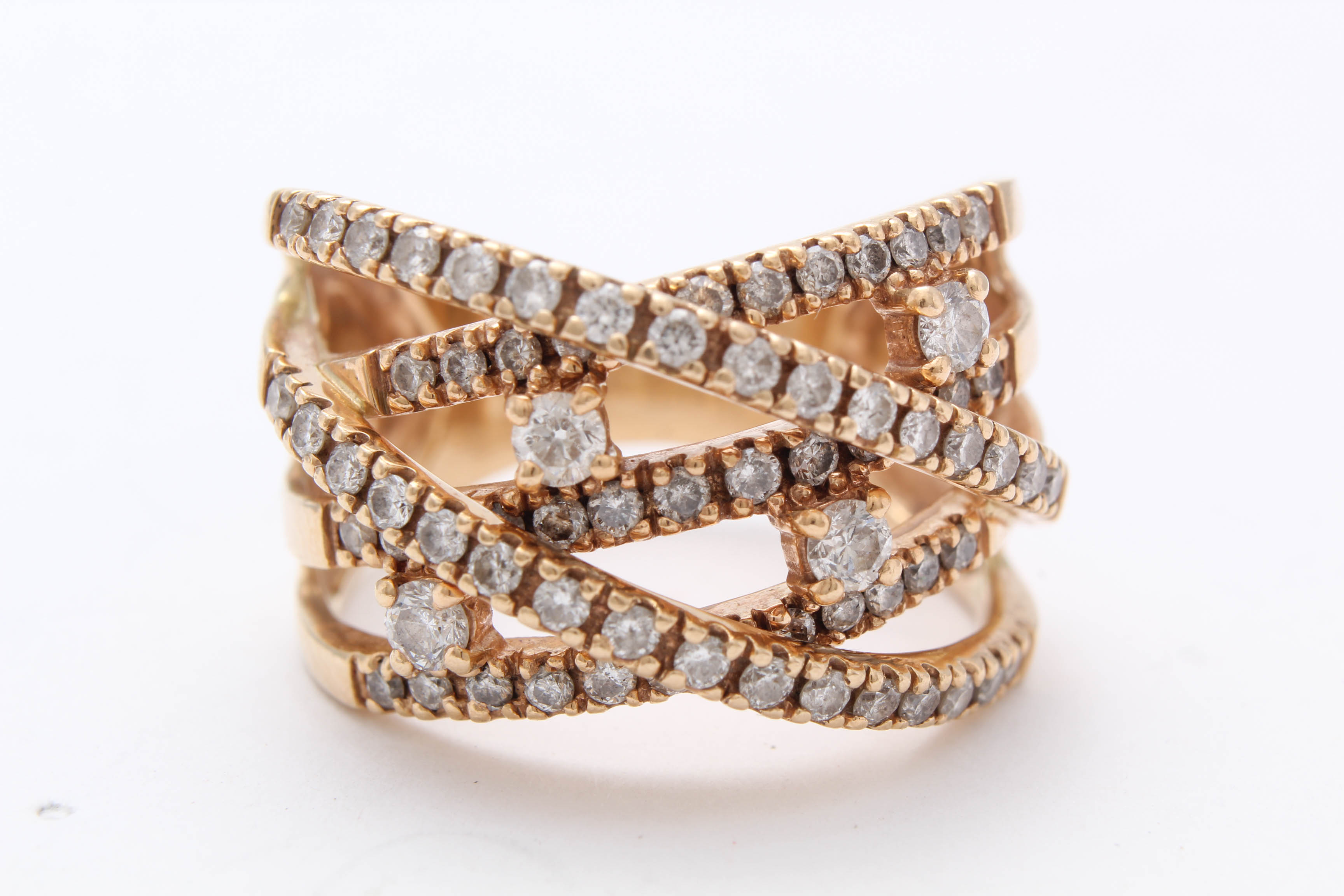 14K Yellow Gold Diamond Ring