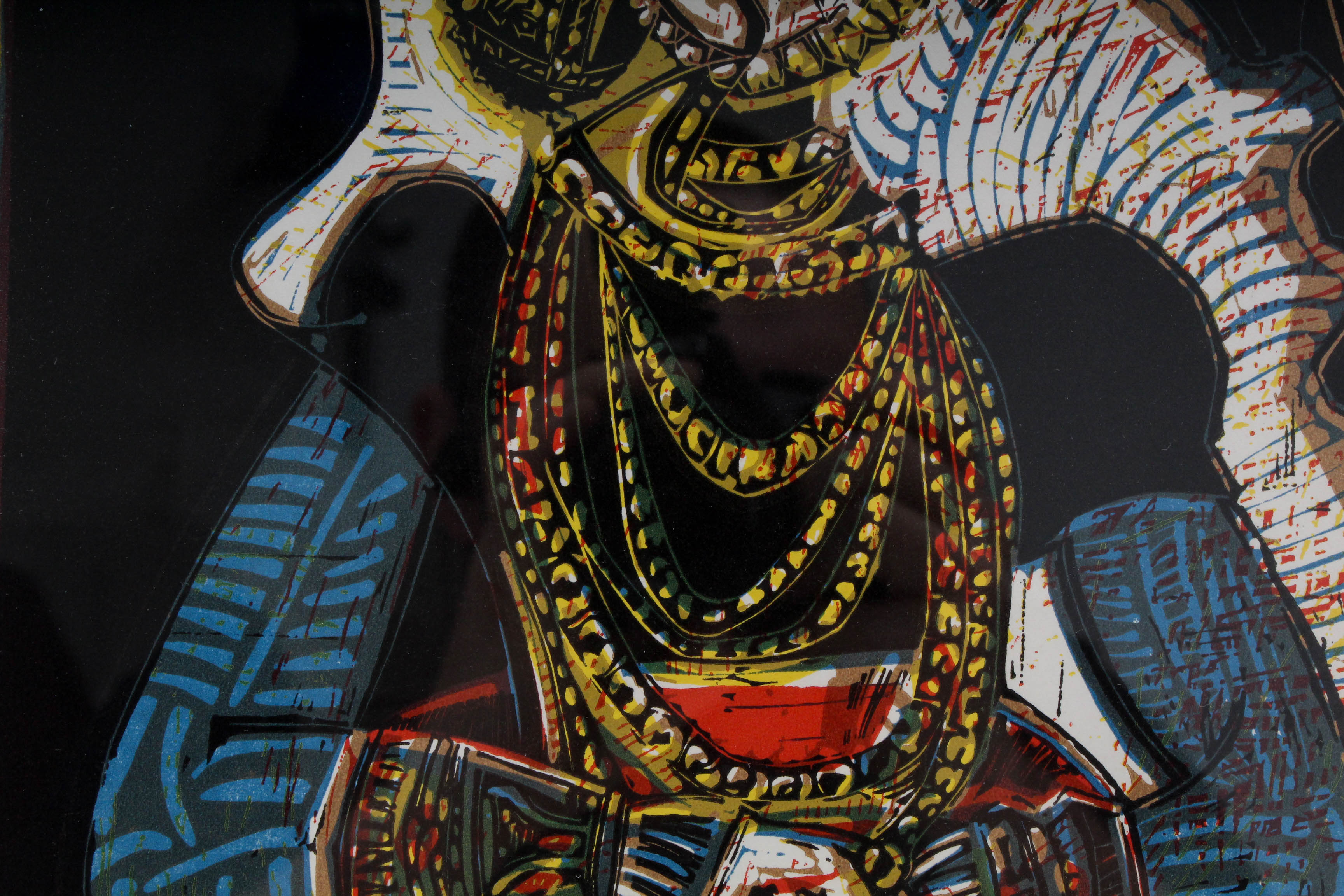 Pablo Picasso Linoleum Cut "Portrait of a Lady, After Lucas Cranach the Younger"