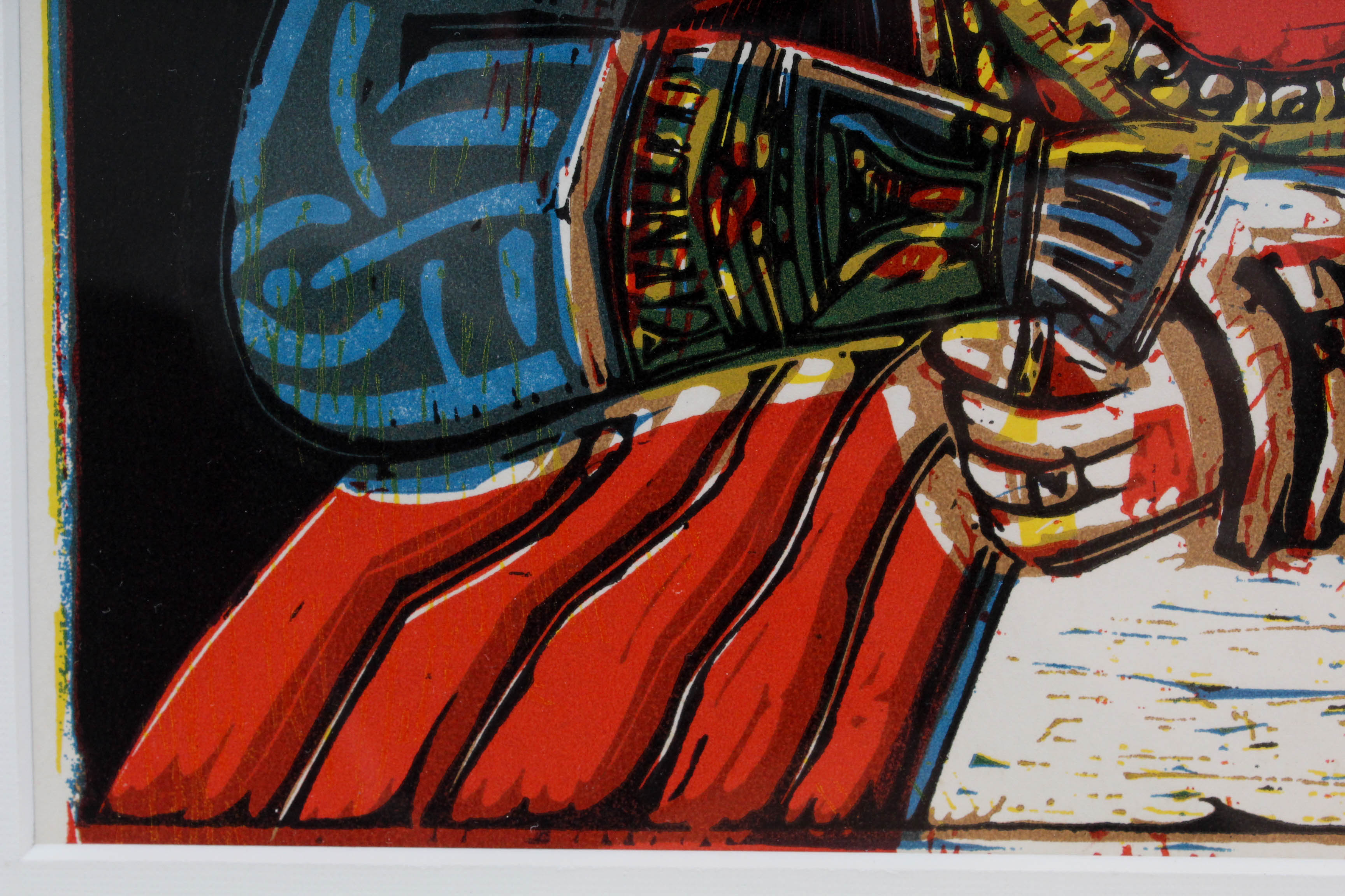 Pablo Picasso Linoleum Cut "Portrait of a Lady, After Lucas Cranach the Younger"