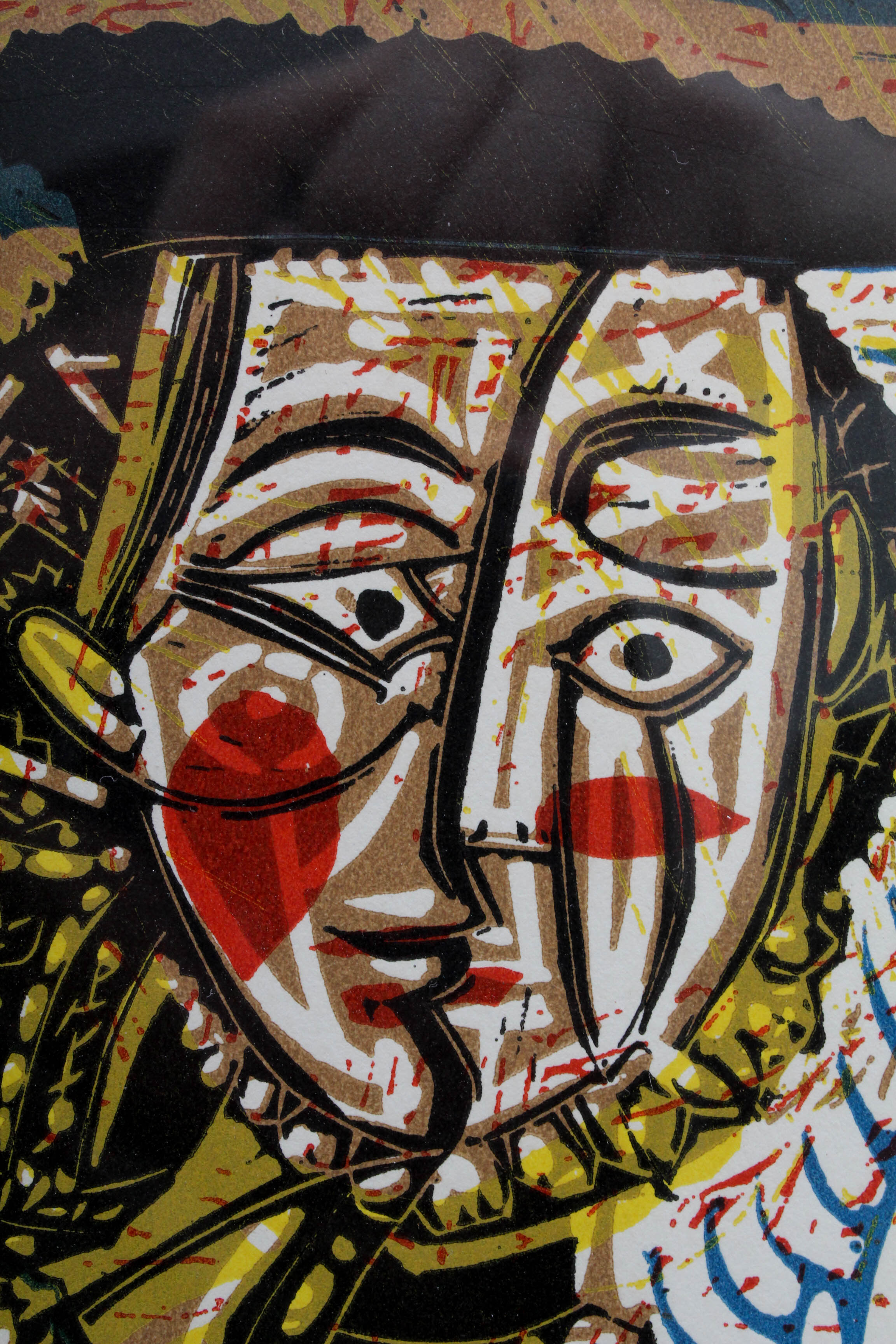 Pablo Picasso Linoleum Cut "Portrait of a Lady, After Lucas Cranach the Younger"