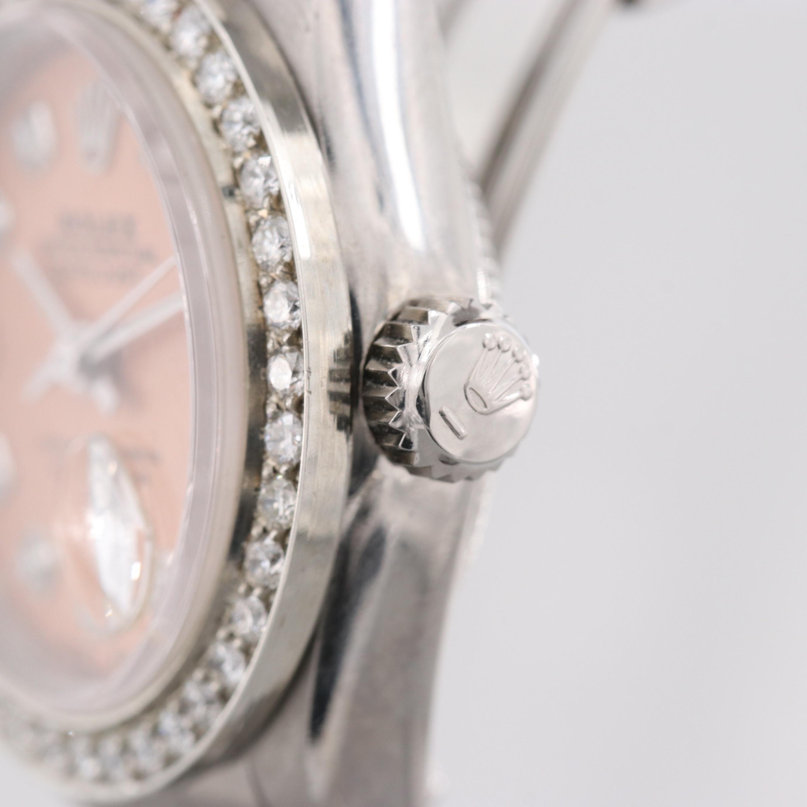 Rolex Datejust Stainless Steel Diamond Automatic Watch, 1987