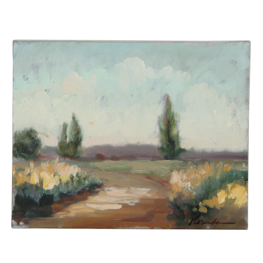 Sally Rosenbaum Landscape Oil Painting