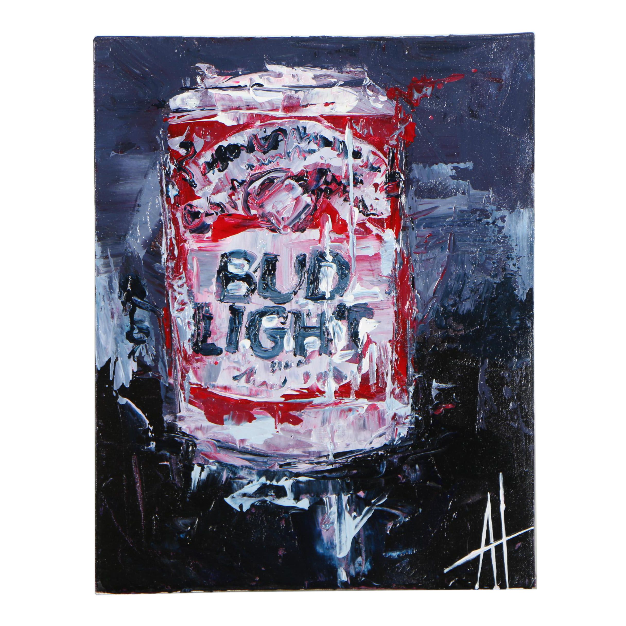 Anne Thouthip Acrylic Painting "Old Bud"
