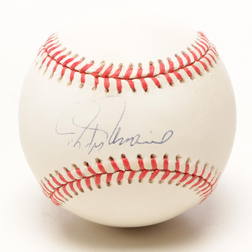 Rafael Palmero Signed Rawlings American League Baseball