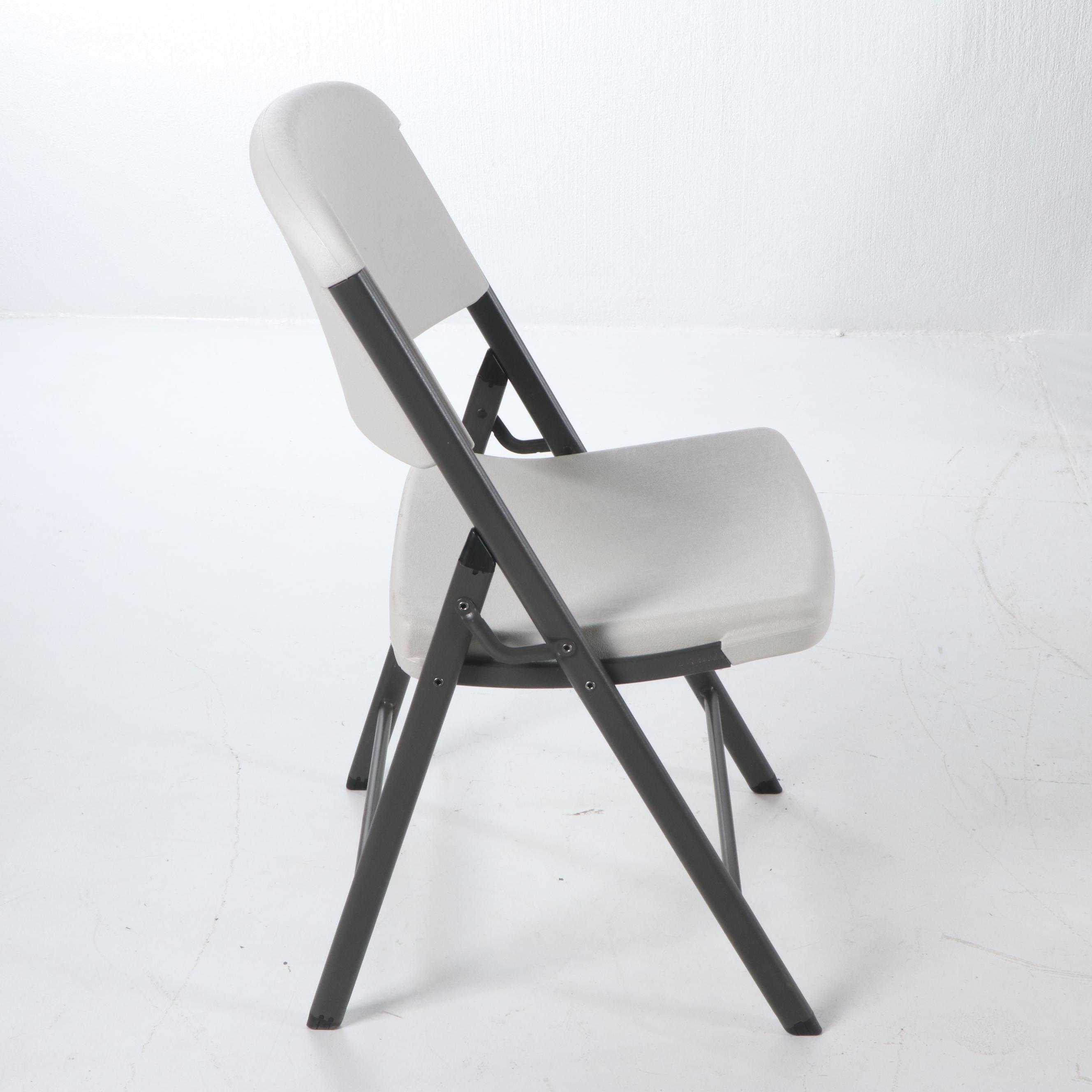 Set of Sixteen Lifetime Folding Chairs