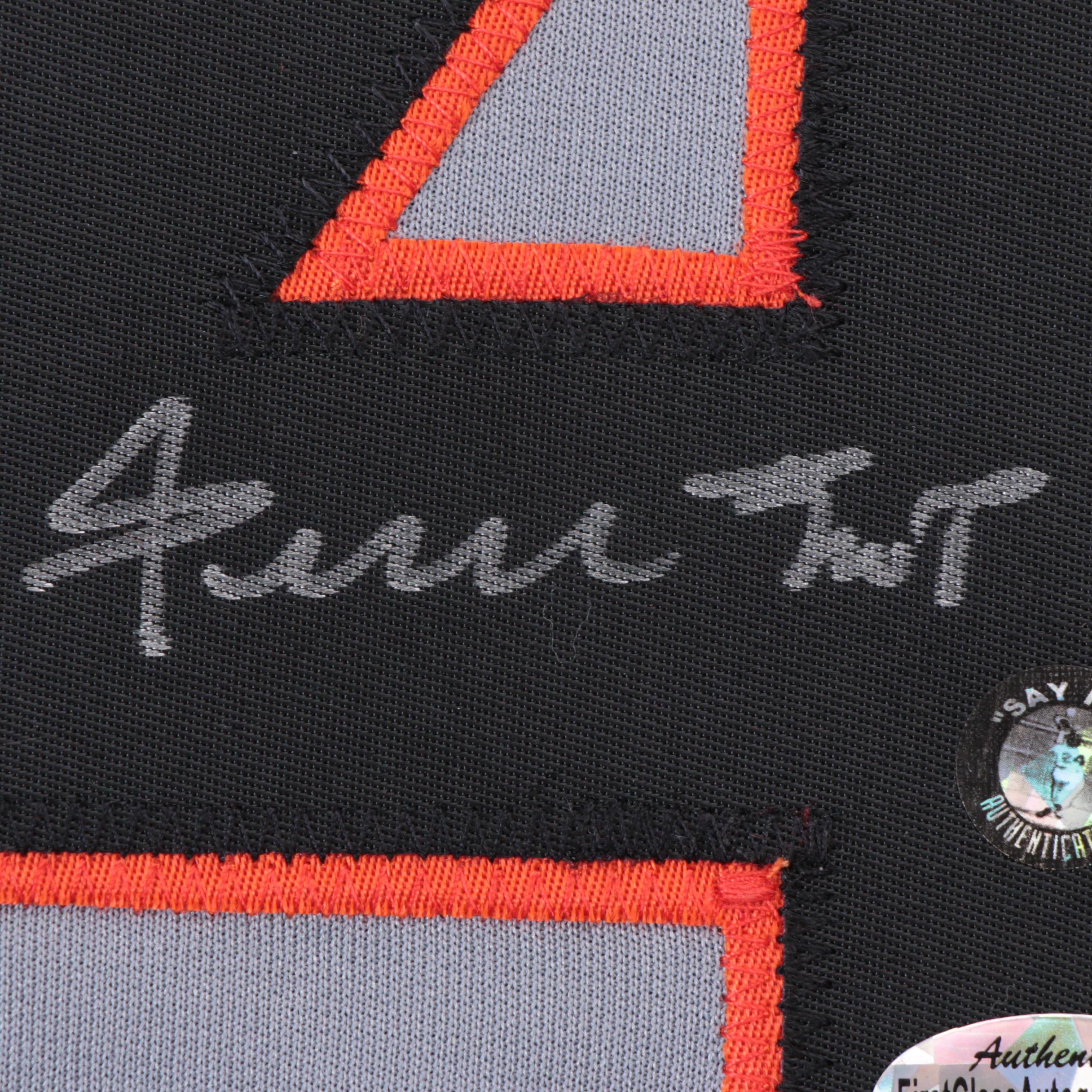 Wilie Mays Signed Giants Replica Jersey  COA