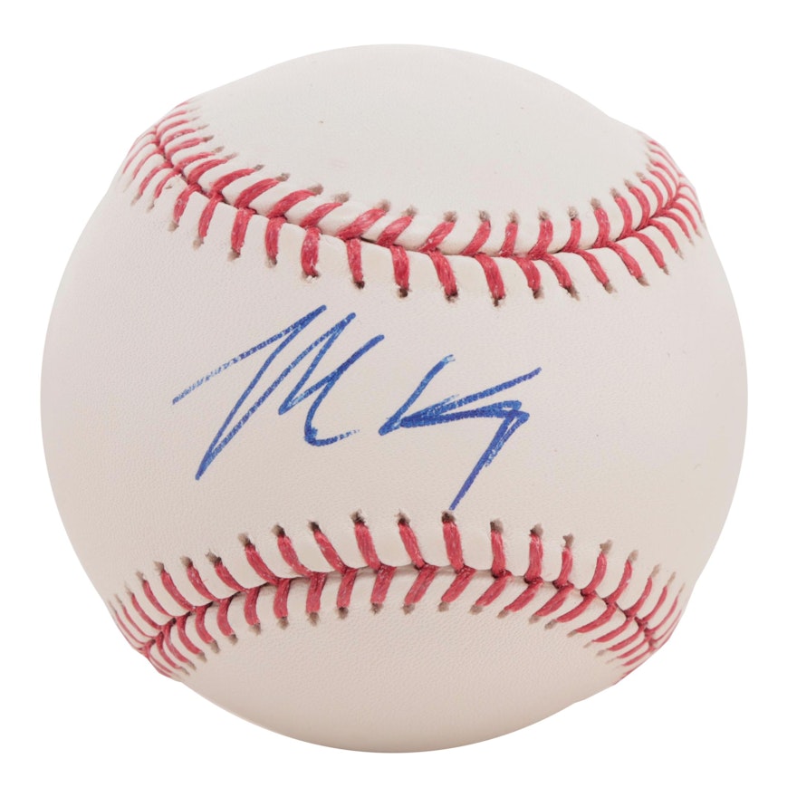 Newest Red Matt Kemp Signed Rawlings Major League Baseball JSA COA