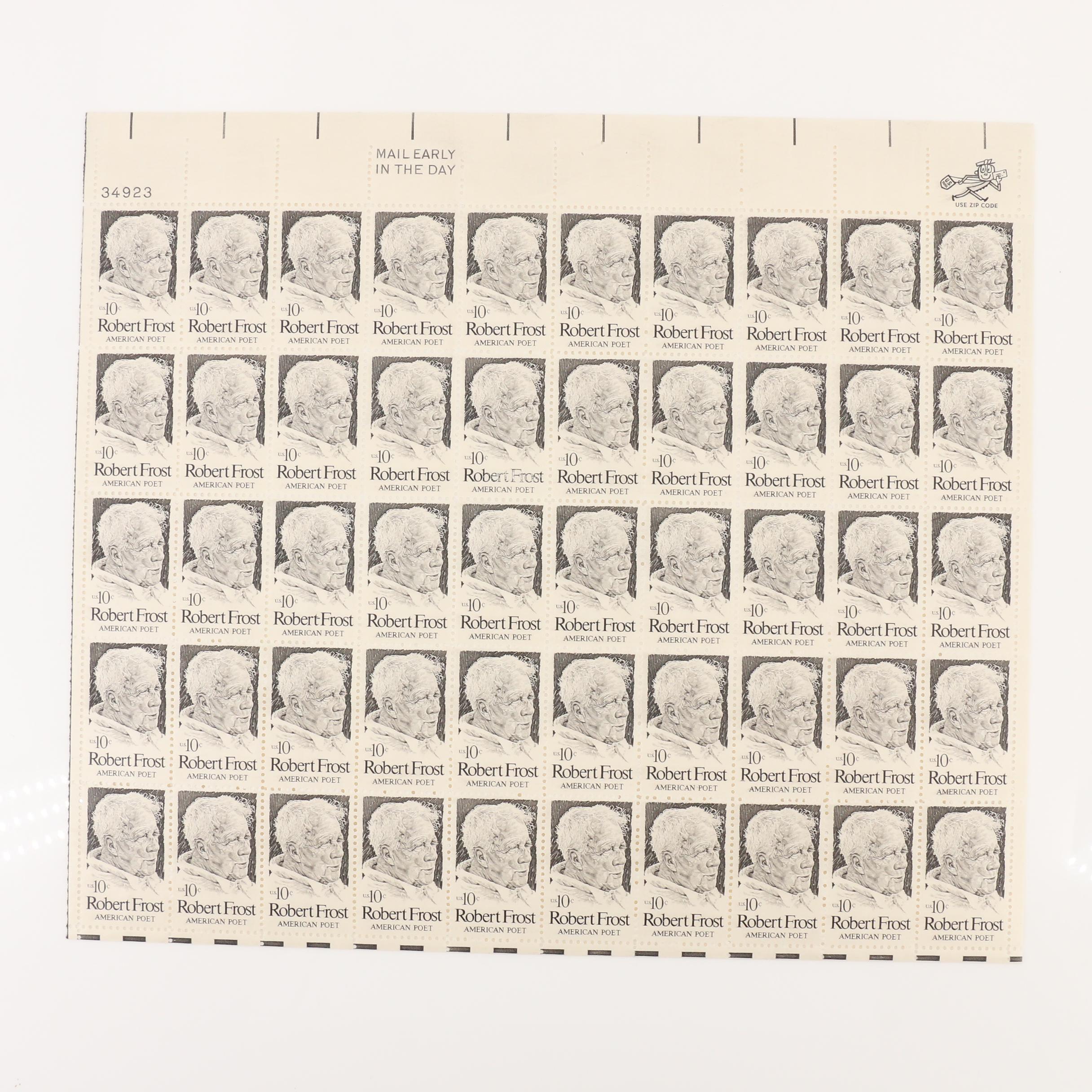 Group of Two Harco Mint Sheet Files of U.S. Stamp Sheets