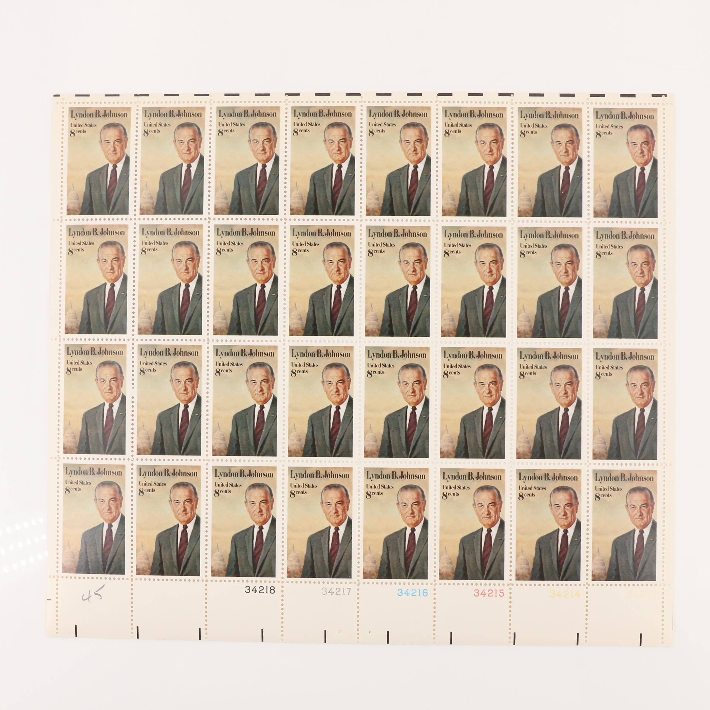 Group of Two Harco Mint Sheet Files of U.S. Stamp Sheets