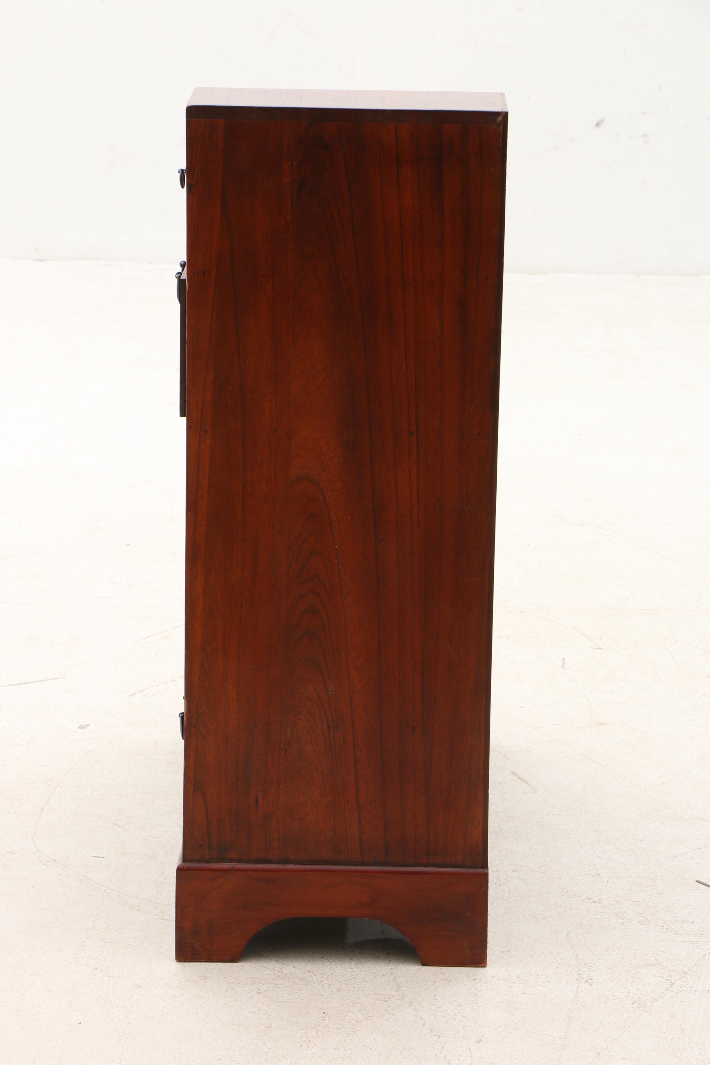 Japanese Elm Stepped Tansu Cabinet in Elm