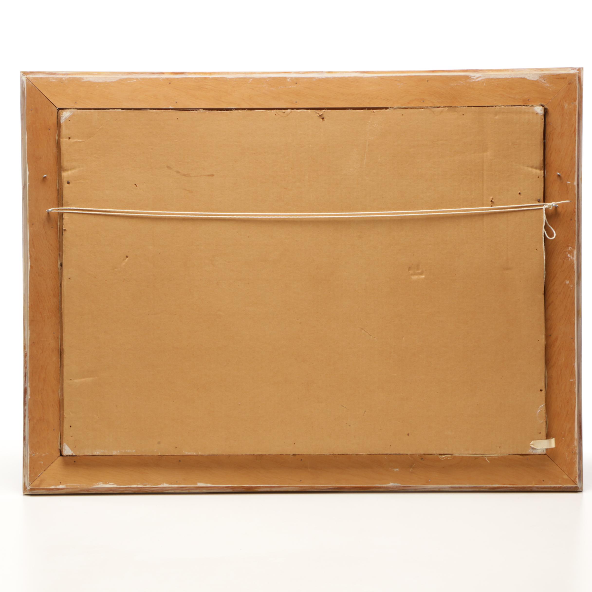 John Glancy Oil Painting of Street Scene