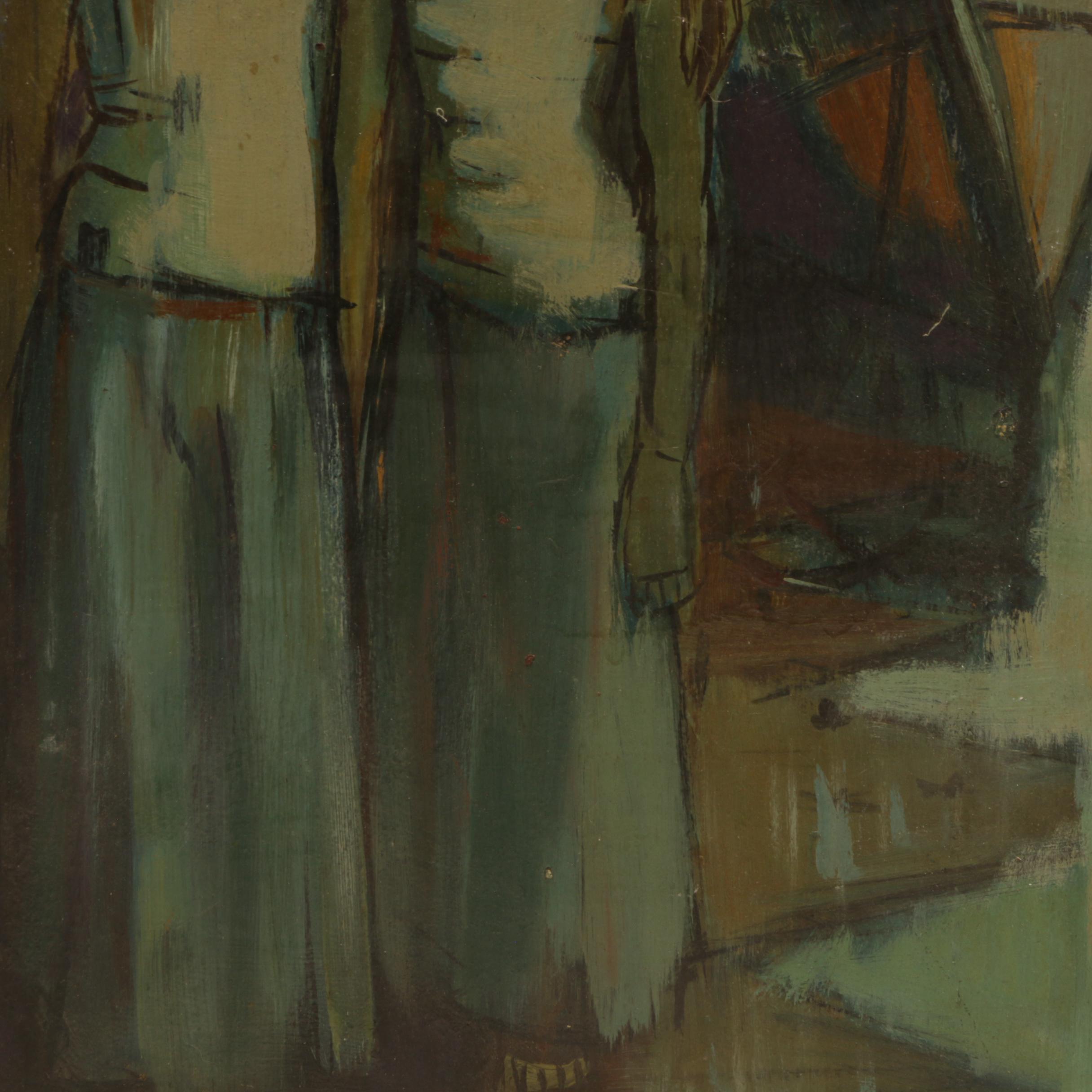 Pierre Diner Oil Painting of Children