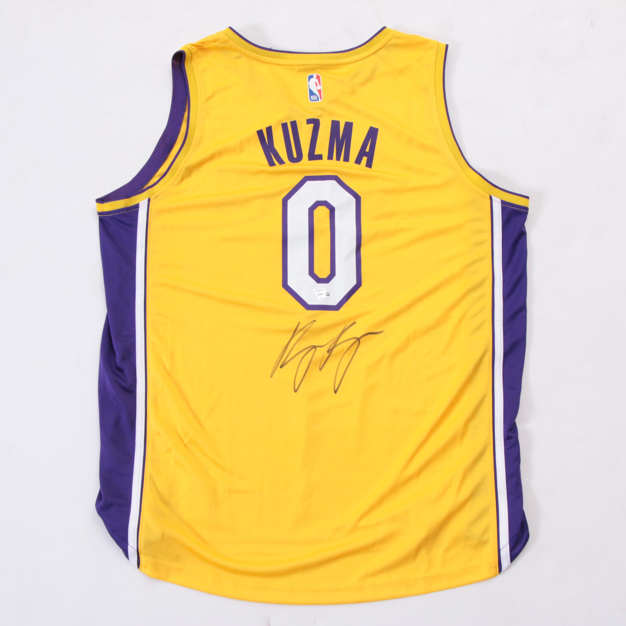 Kyle Kuzma Los Angels Lakers Replica NBA Basketball Jersey COA