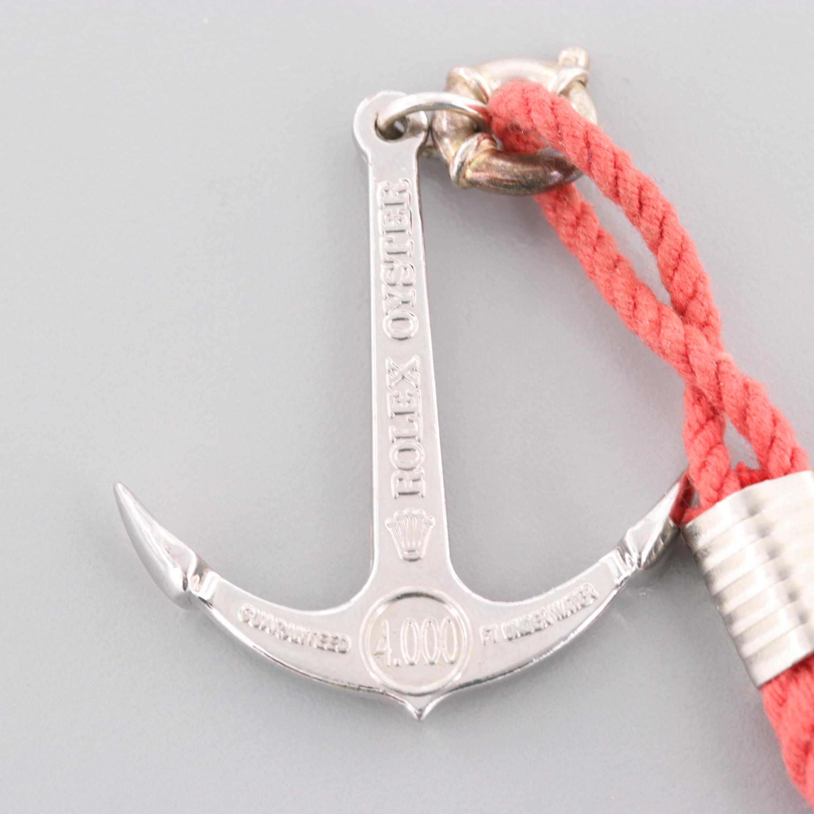 Rolex Anchor Charm on Rope