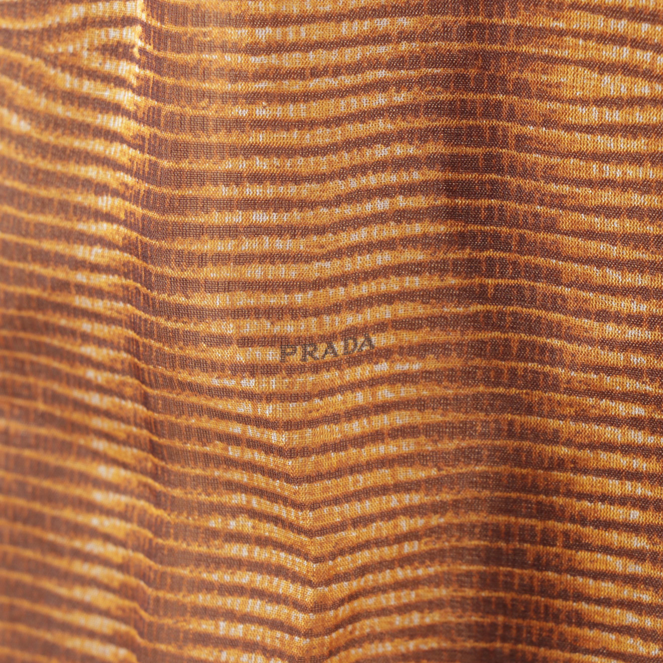 Women's Prada 100% Silk Sleeveless Dress, Made in Italy