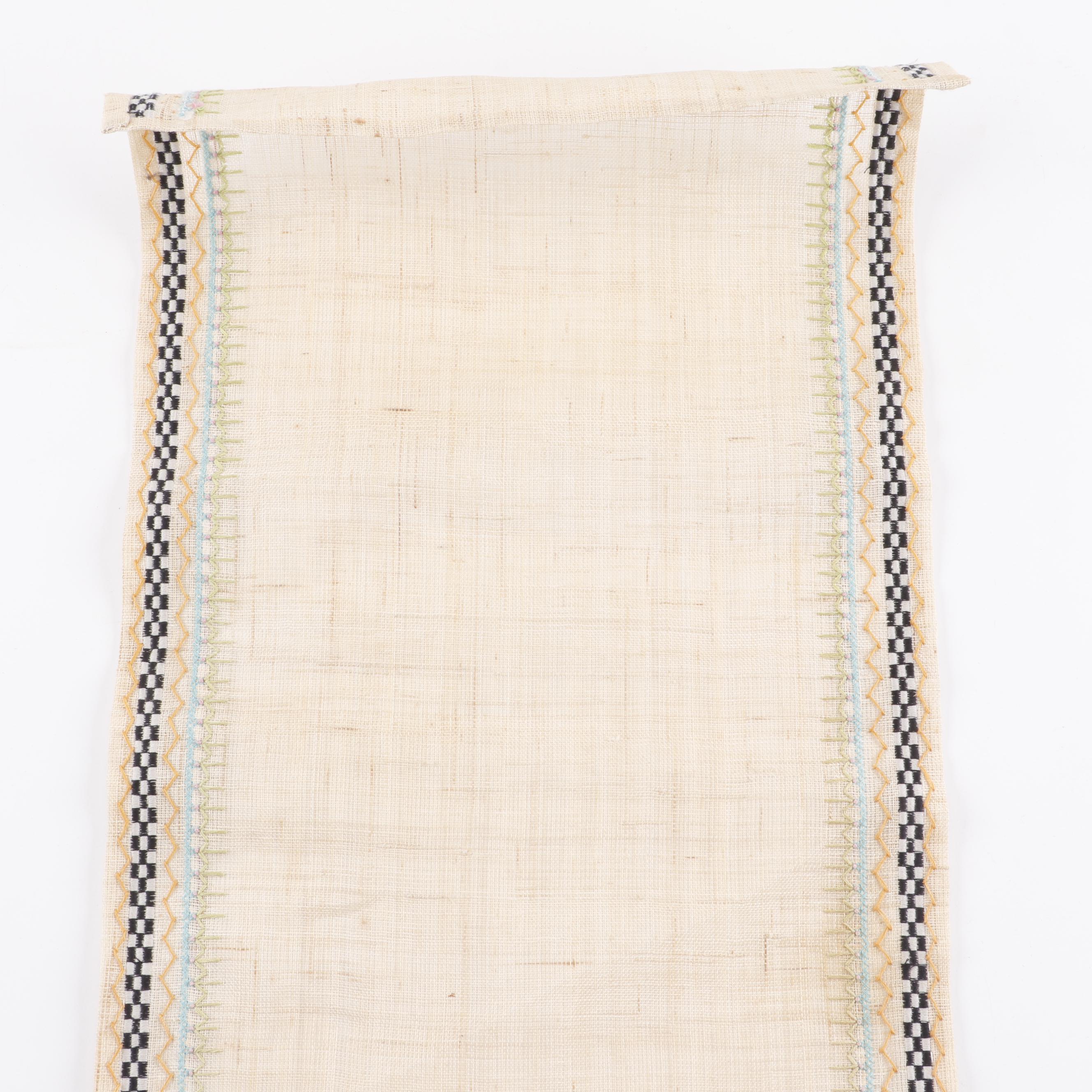 MacKenzie-Childs Raffia Table Runner