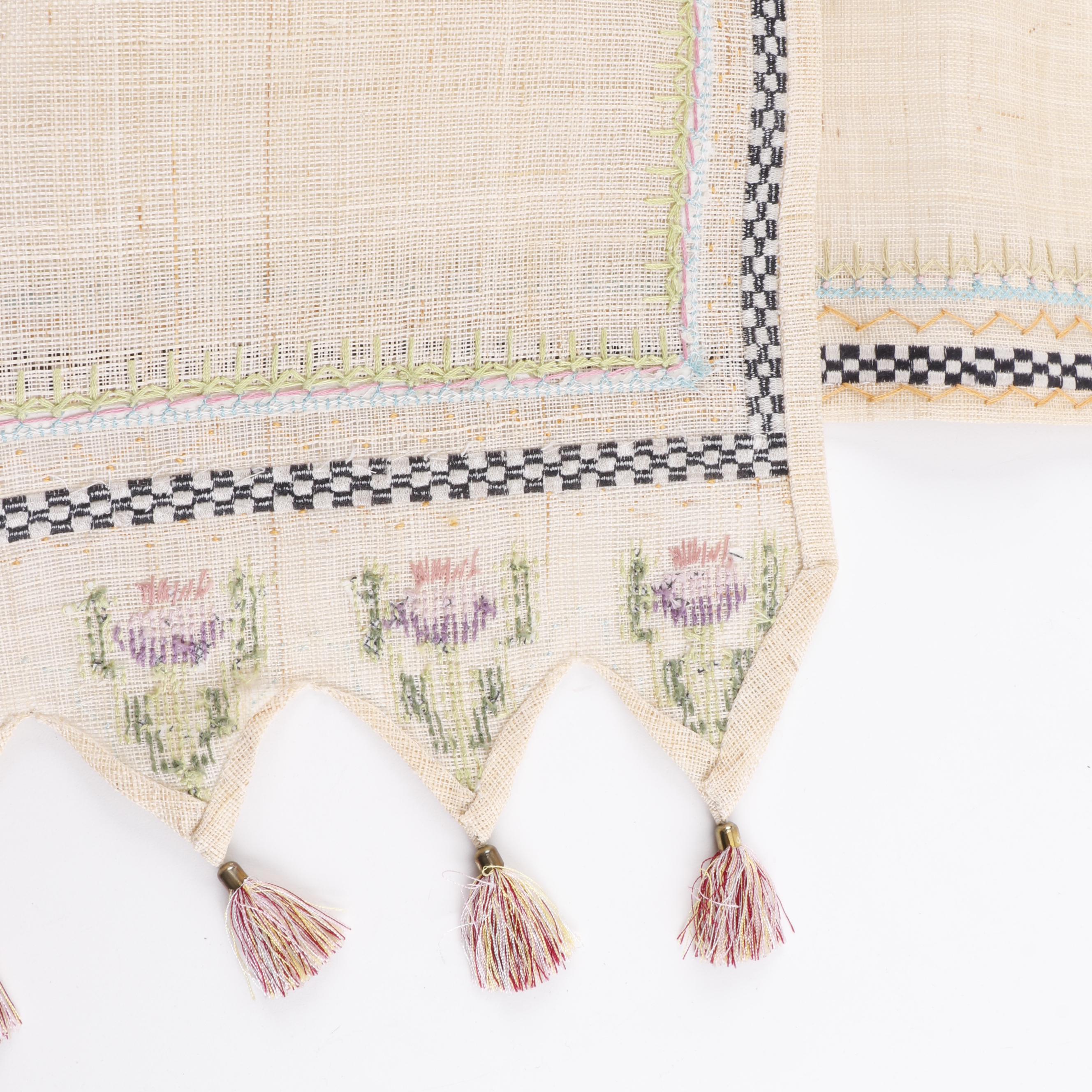 MacKenzie-Childs Raffia Table Runner