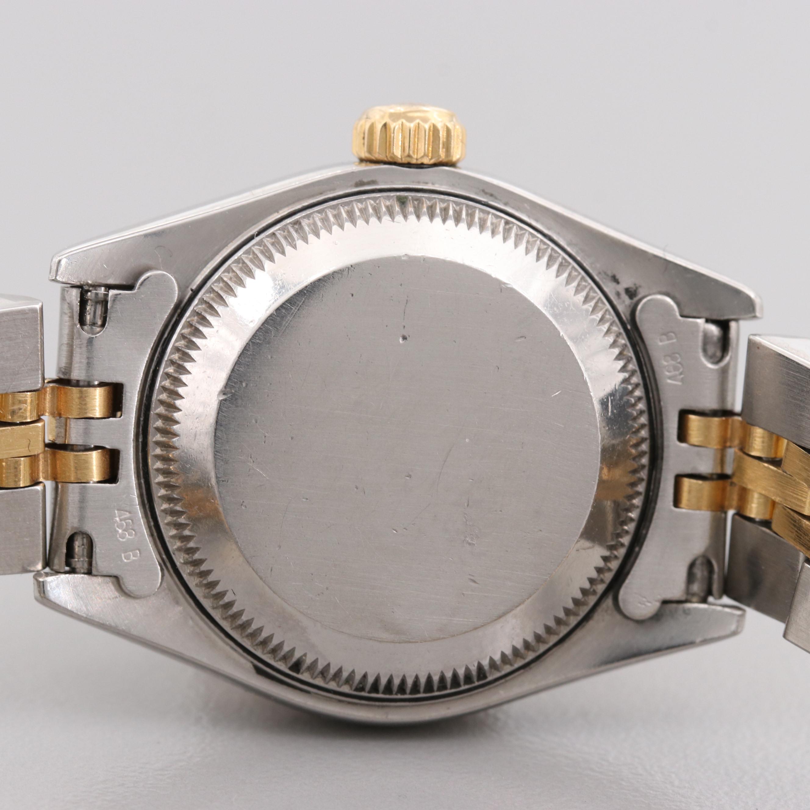 Rolex Datejust Stainless Steel and 18K Yellow Gold Watch, 1996