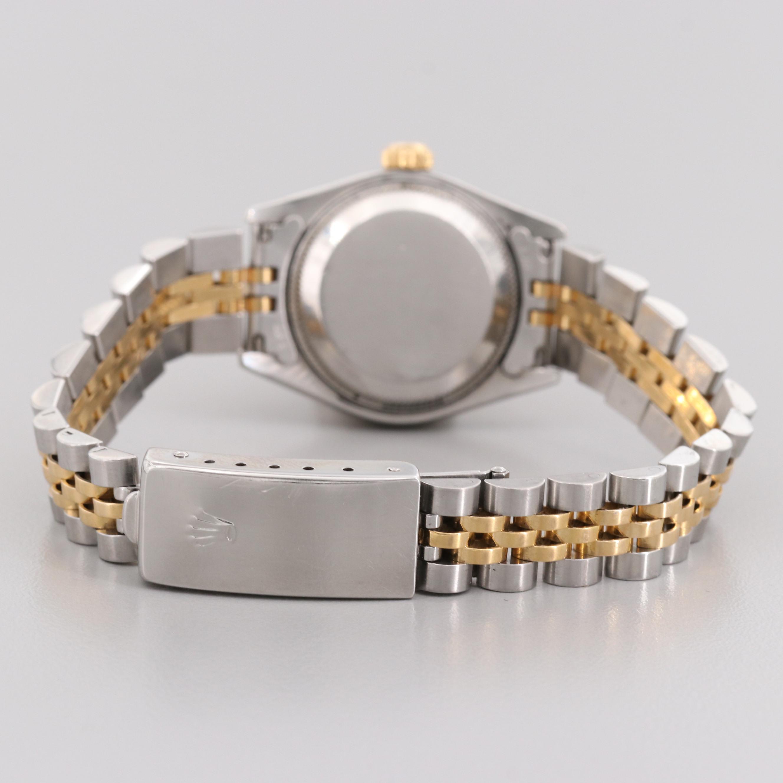 Rolex Datejust Stainless Steel and 18K Yellow Gold Watch, 1996