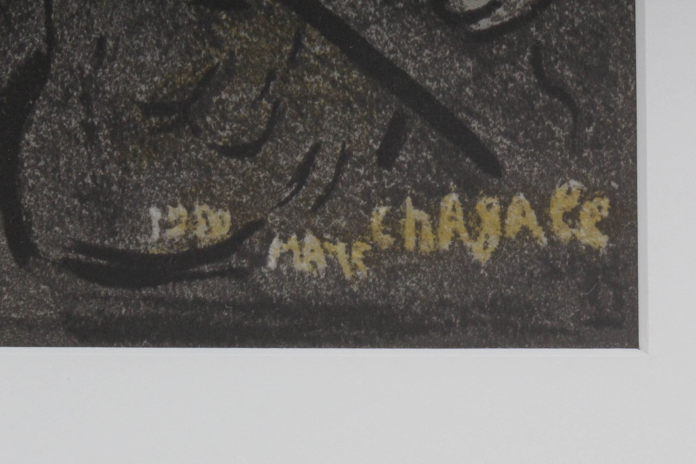 Marc Chagall Two-Page Color Lithograph from "Derrière le Miroir"