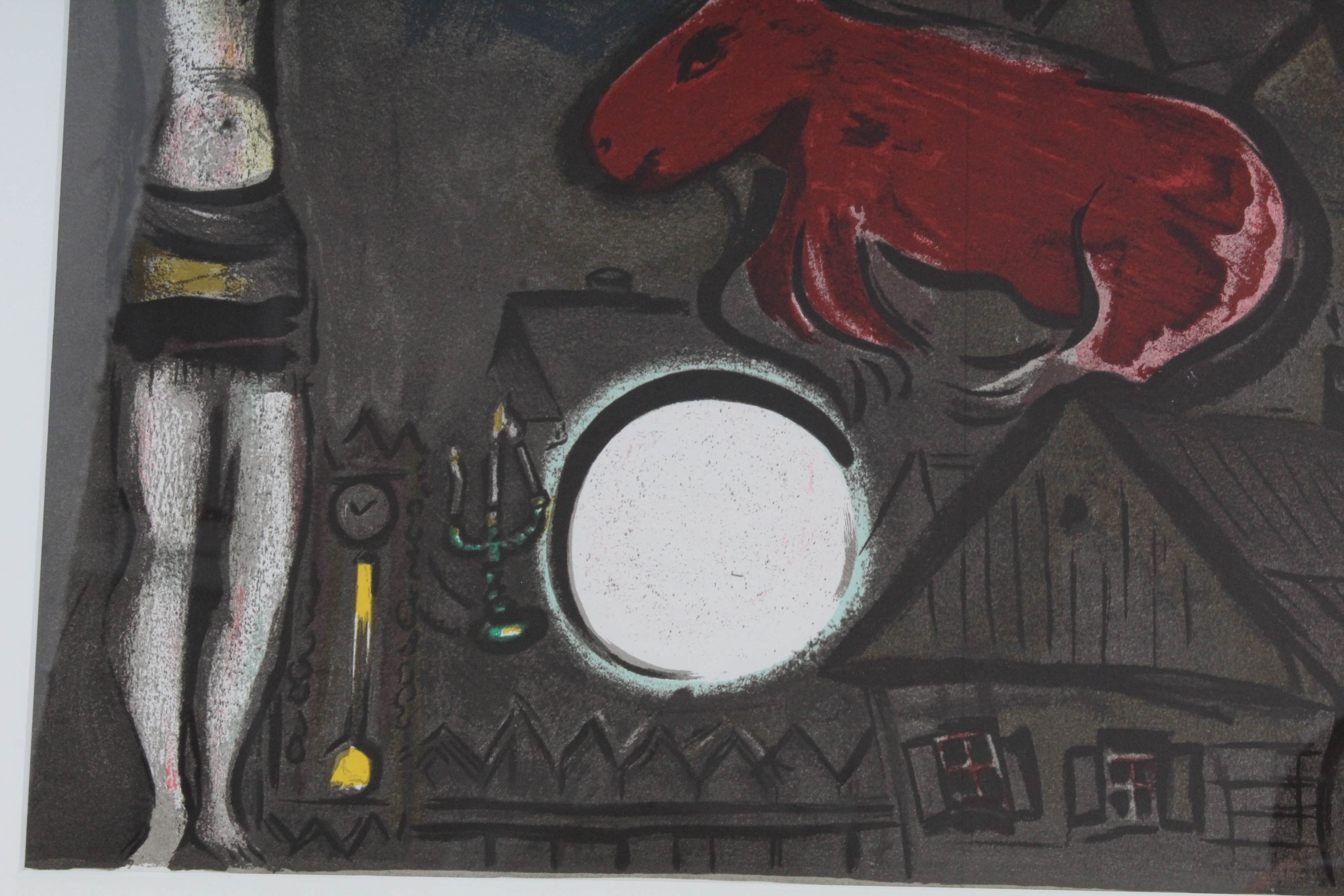 Marc Chagall Two-Page Color Lithograph from "Derrière le Miroir"