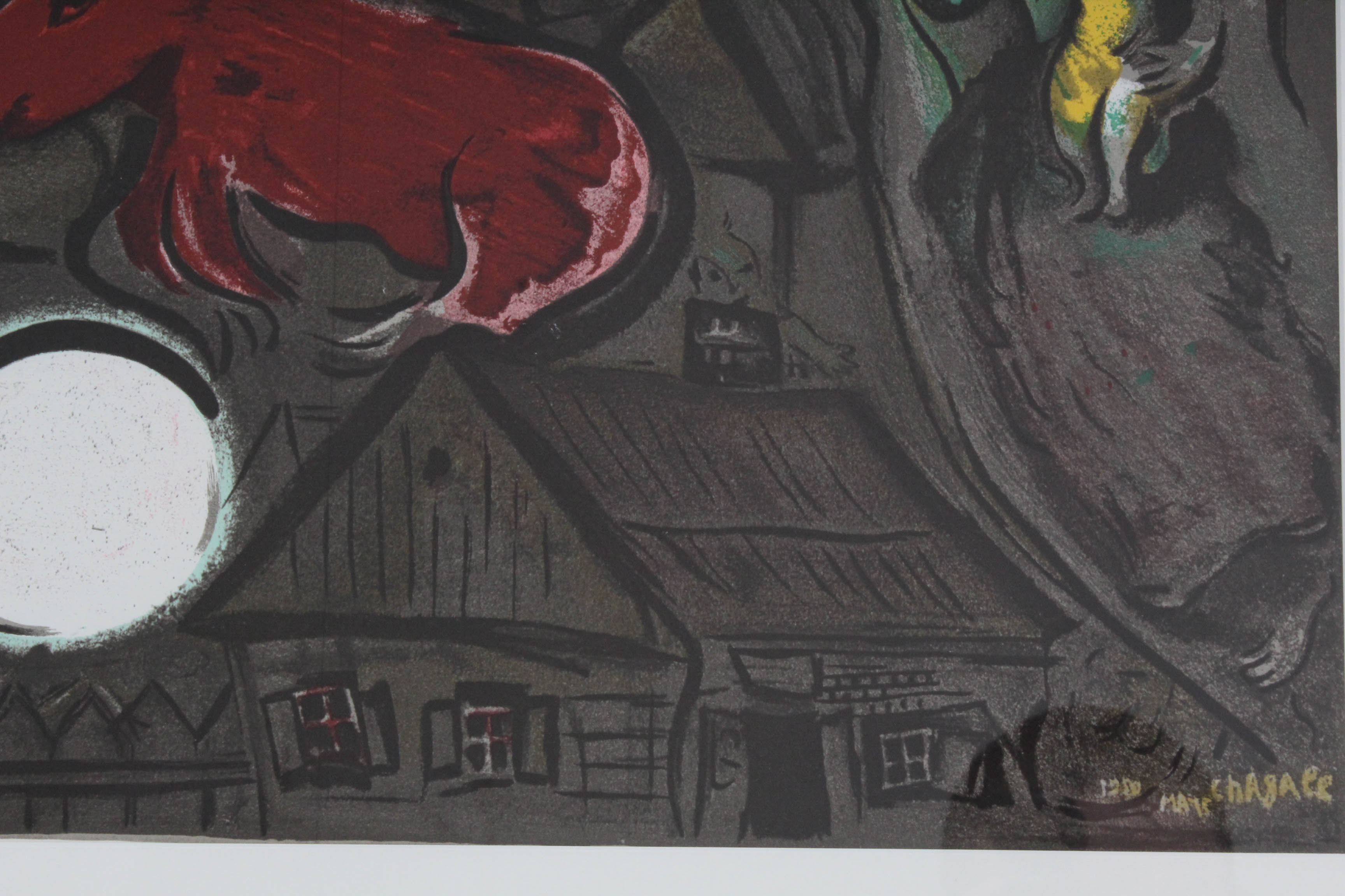 Marc Chagall Two-Page Color Lithograph from "Derrière le Miroir"