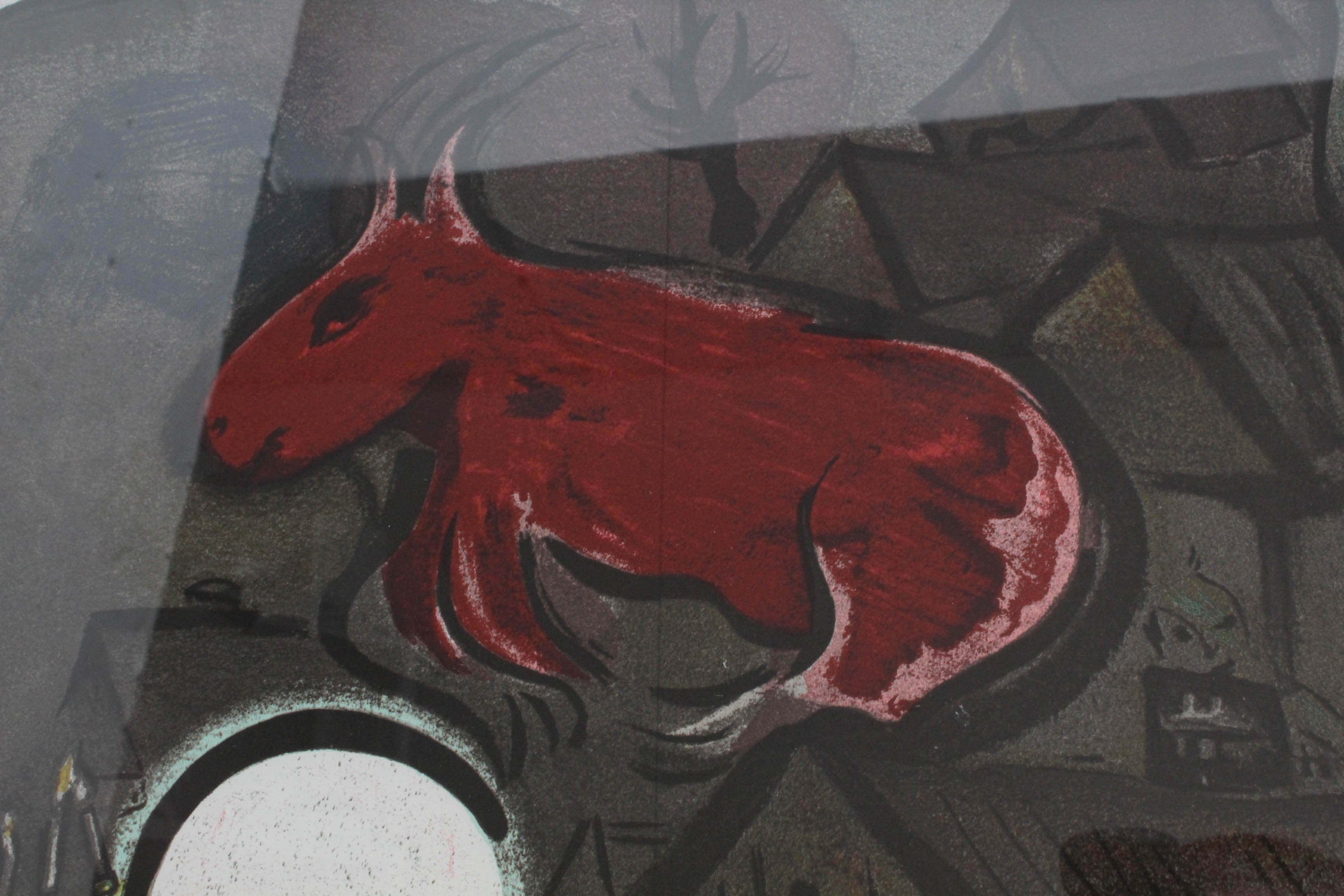 Marc Chagall Two-Page Color Lithograph from "Derrière le Miroir"