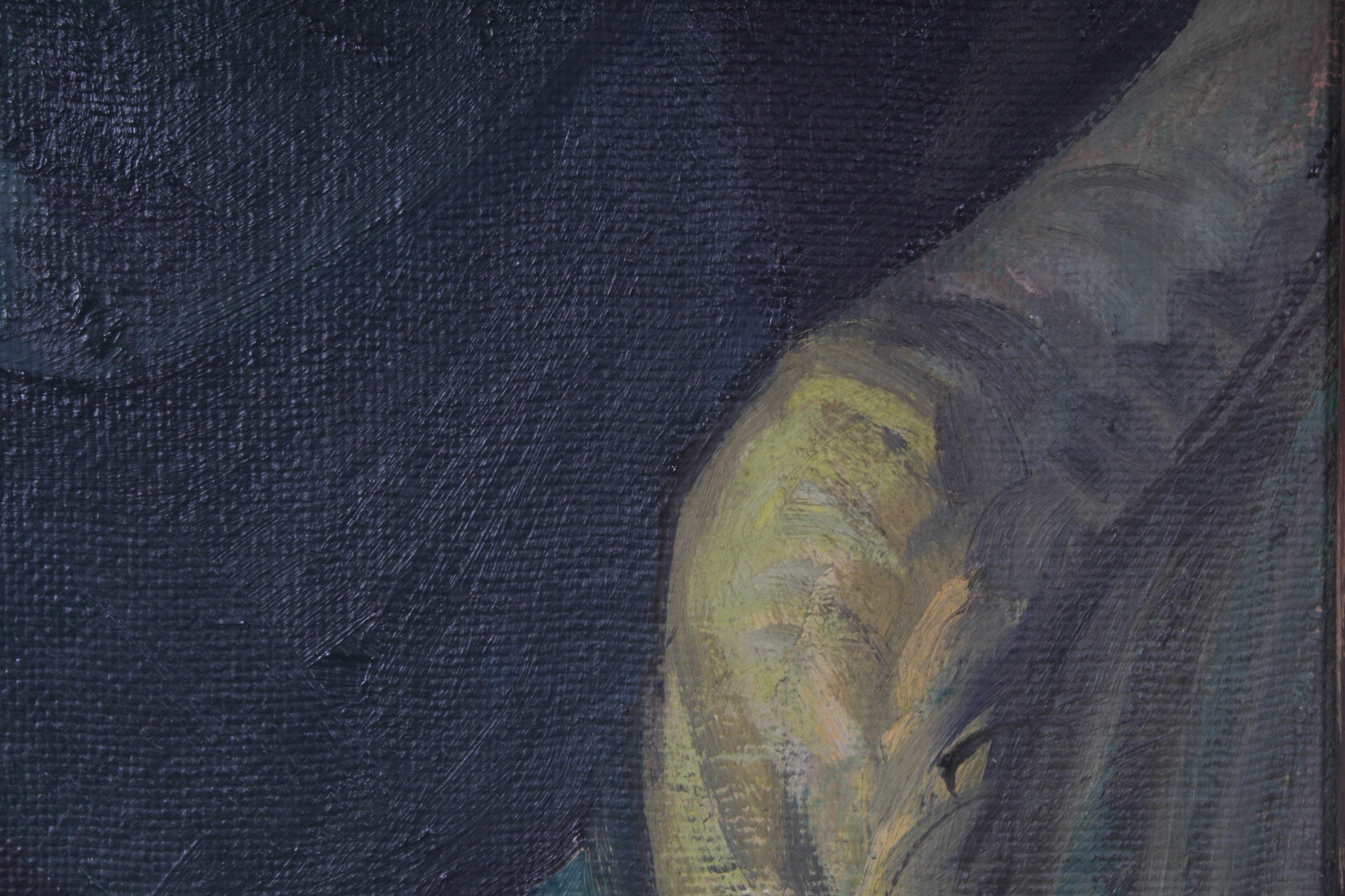 Portrait Oil Painting Attributed to Bela Ormo, 1931