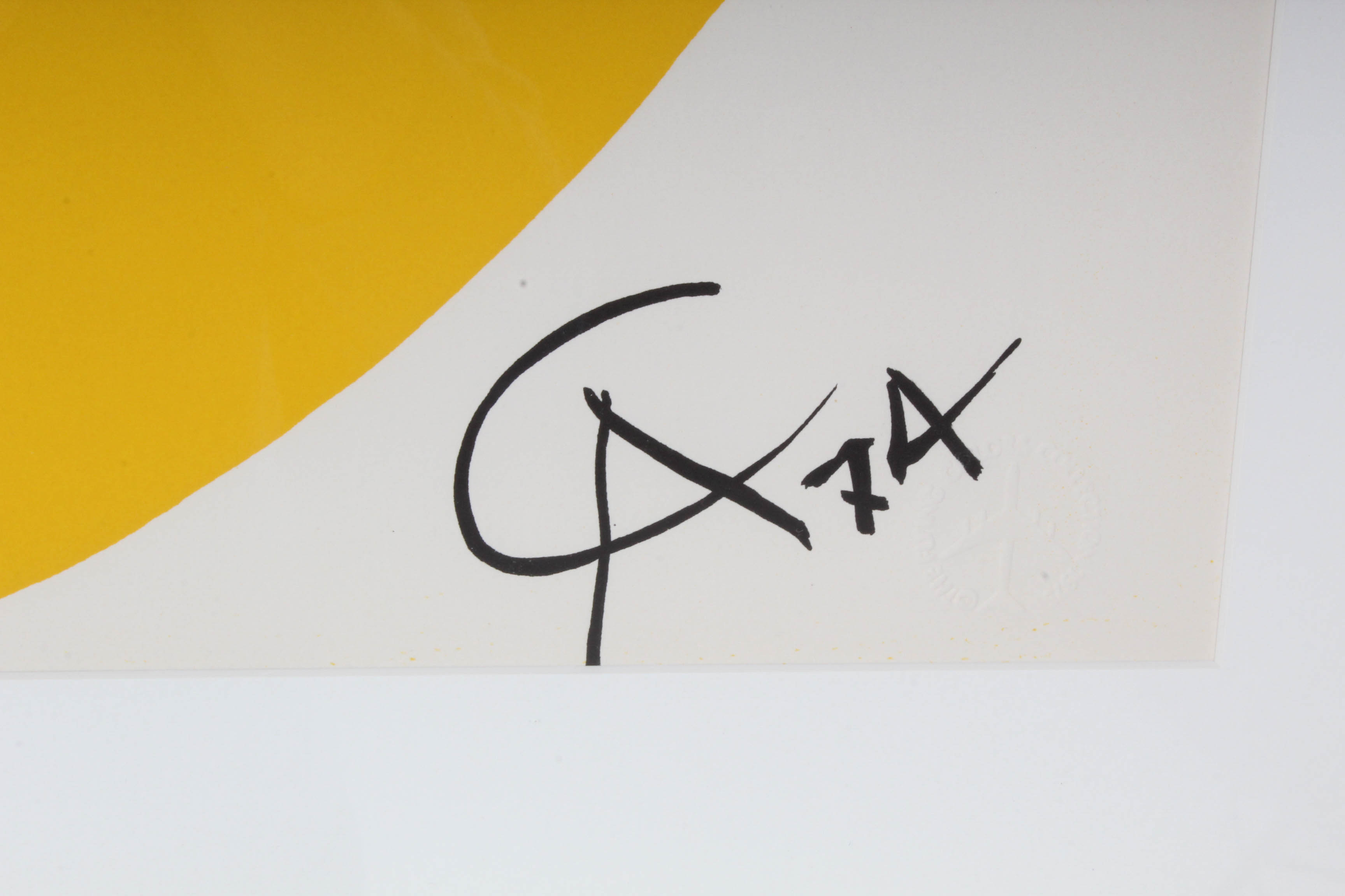 Alexander Calder Color Lithograph from "The Flying Colors Collection"