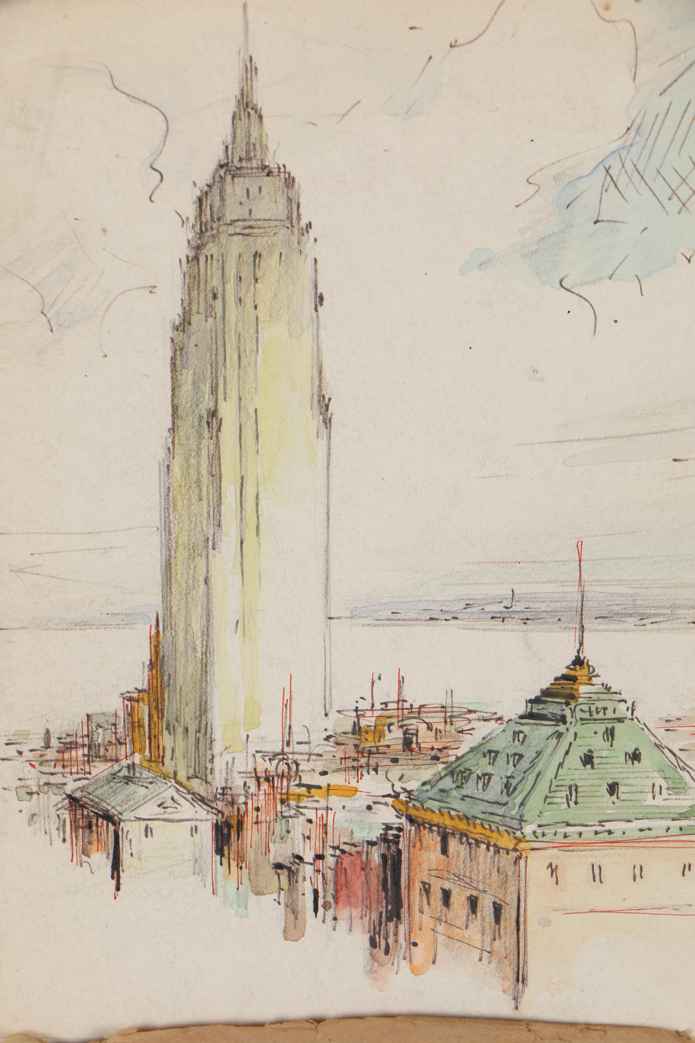 Early-Mid 20th Century Watercolor Paintings