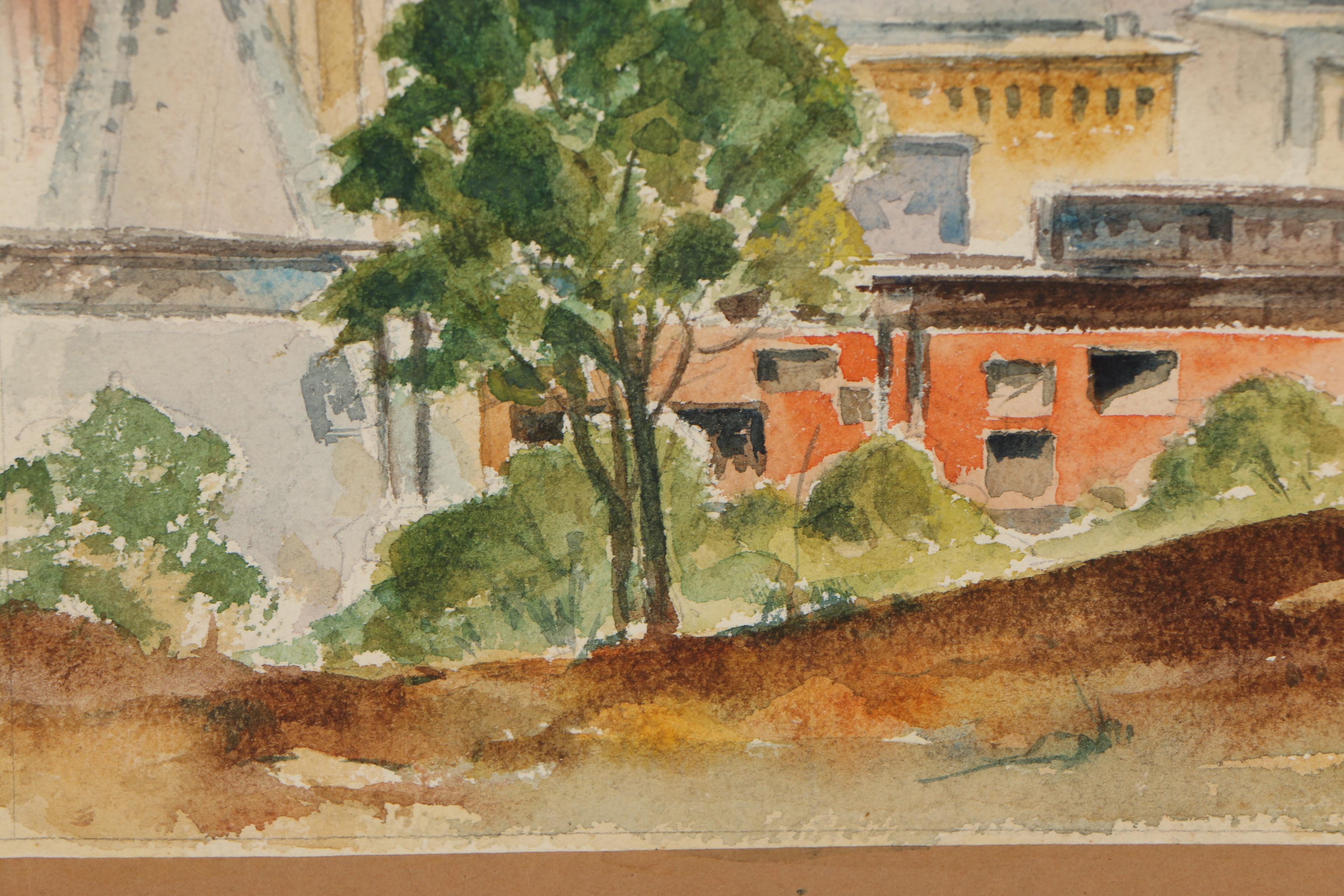 Early-Mid 20th Century Watercolor Paintings