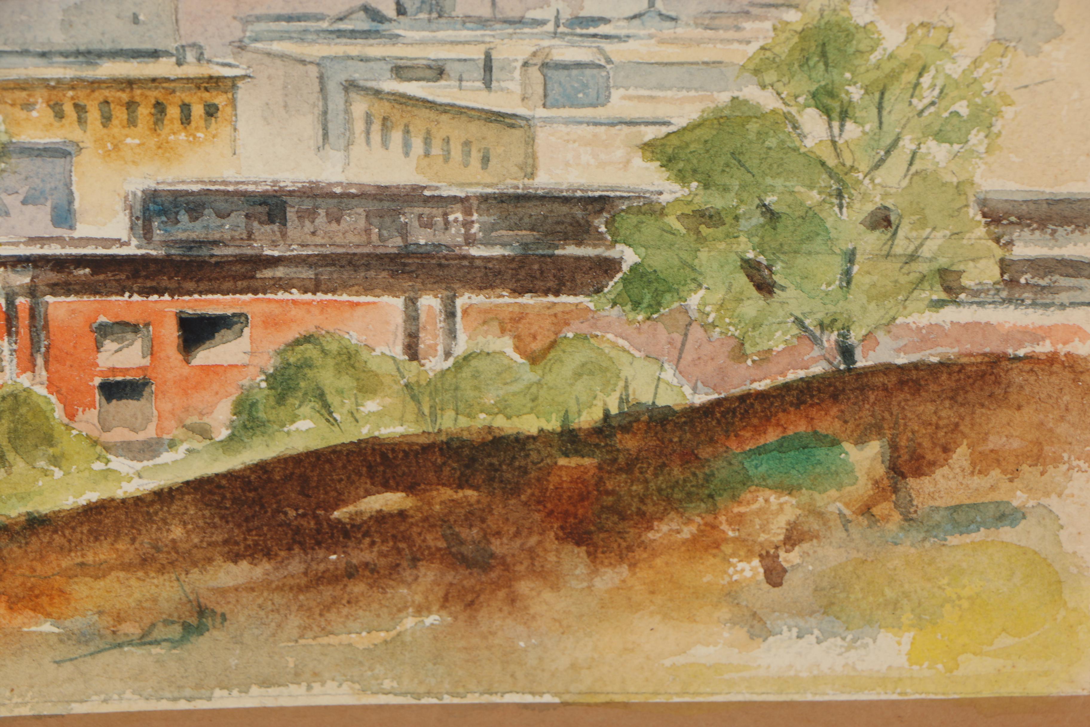 Early-Mid 20th Century Watercolor Paintings